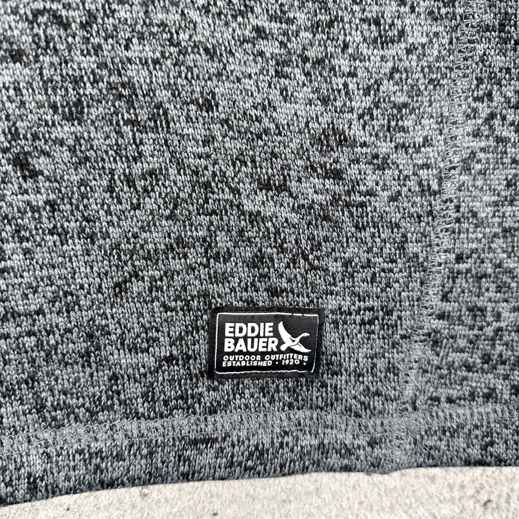Eddie Bauer Eddie Bauer Sweatshirt Pullover Men 2XL Gray Quarter Zip Long Sleeve Pocket Logo Mock Neck Sports Knit Sweatshirt Size US XXL / EU 58 / 5 - 5 Thumbnail