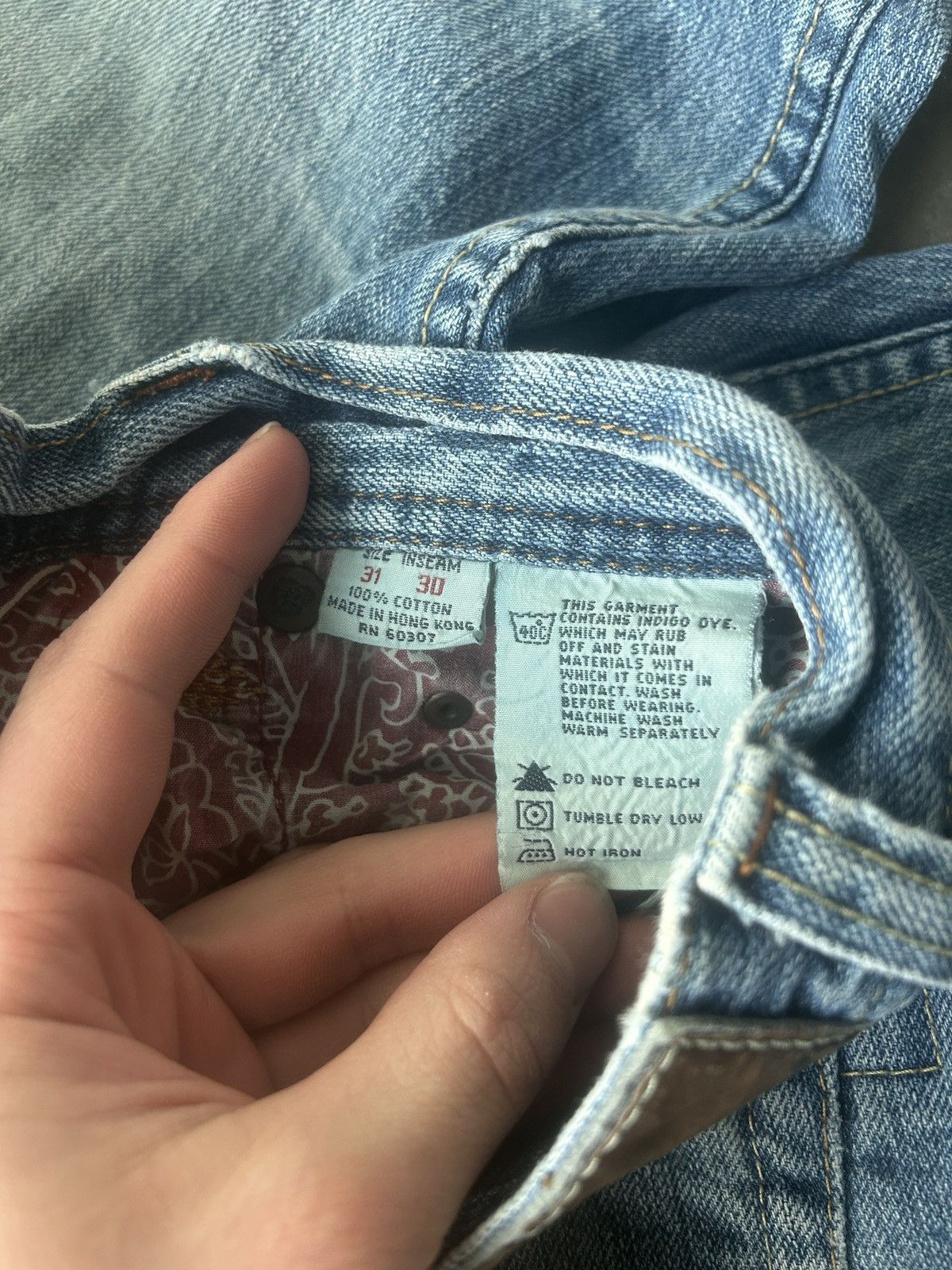 UNIONBAY × Vintage Vintage Y2K Unionbay Denim Jeans 31x30 Straight Fit Size US 31 - 5 Thumbnail