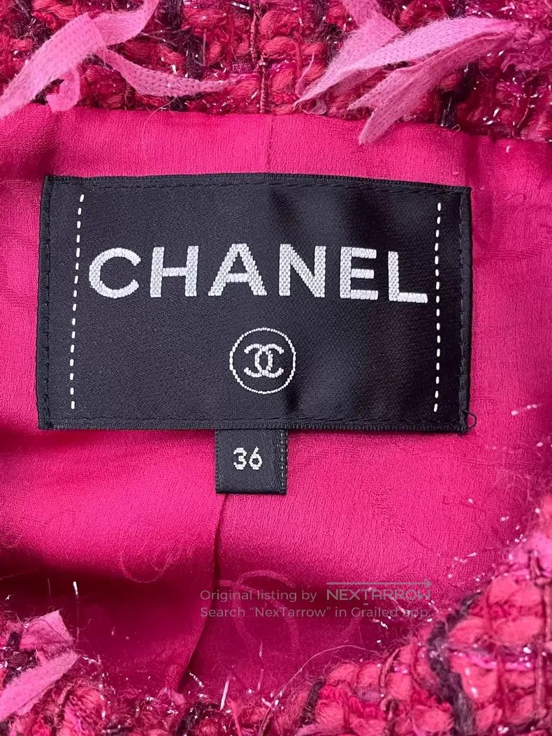 Chanel Chanel Metropolitan Series Red Tassel Jacket Size XS / US 0-2 / IT 36-38 - 4 Thumbnail