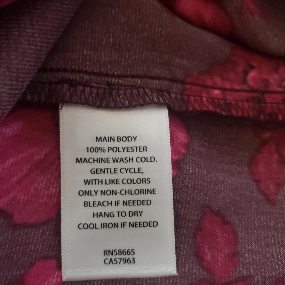 Designer CT769 Chelsea.28 NWT Ladies Burgundy Short Sleeve dress Size L / US 10 / IT 46 - 8 Thumbnail