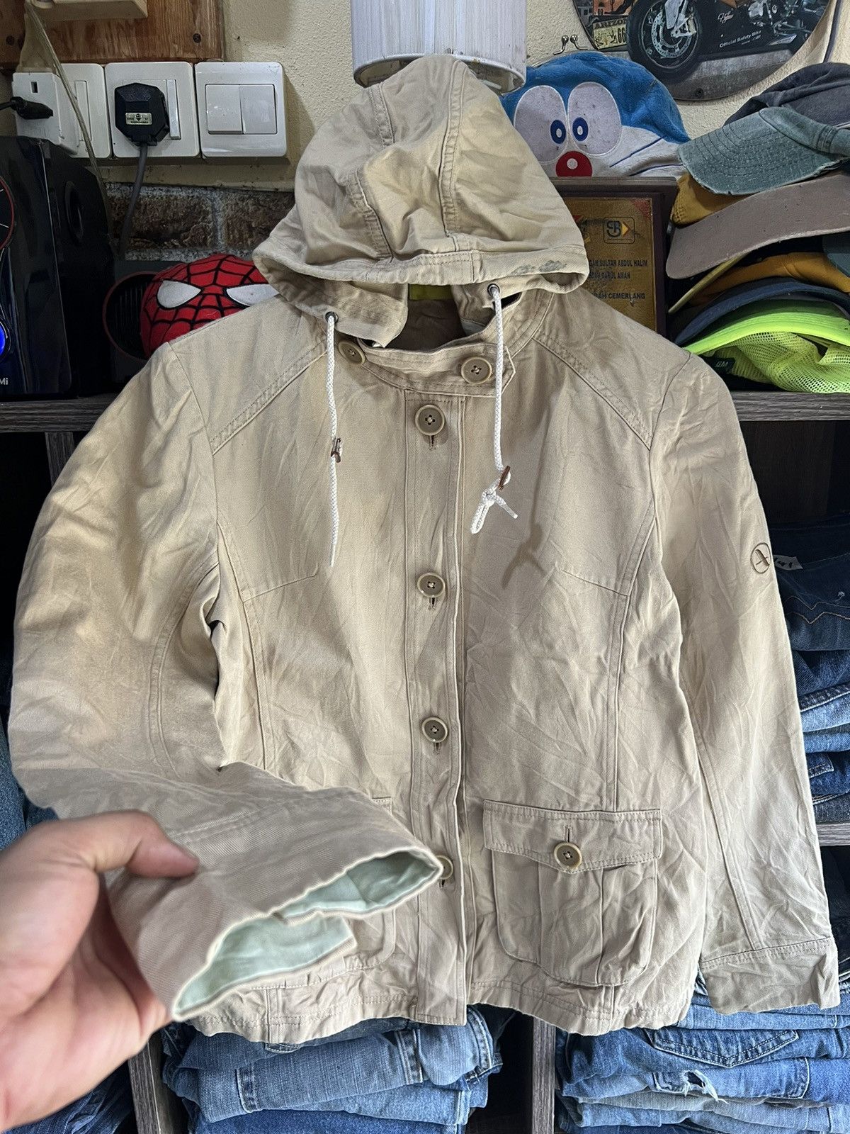 Aigle 🔥Aigle Button Jacket With Hoodie Size M / US 6-8 / IT 42-44 - 9 Thumbnail