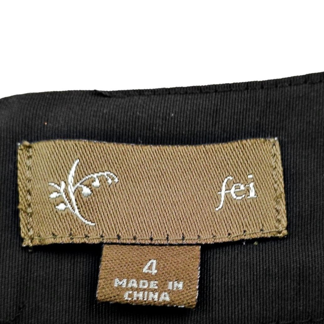 Anthropologie Anthropologie fei Washi Wrap Silk Blend Geo Pencil Skirt Size 27" / US 4 / IT 40 - 4 Thumbnail