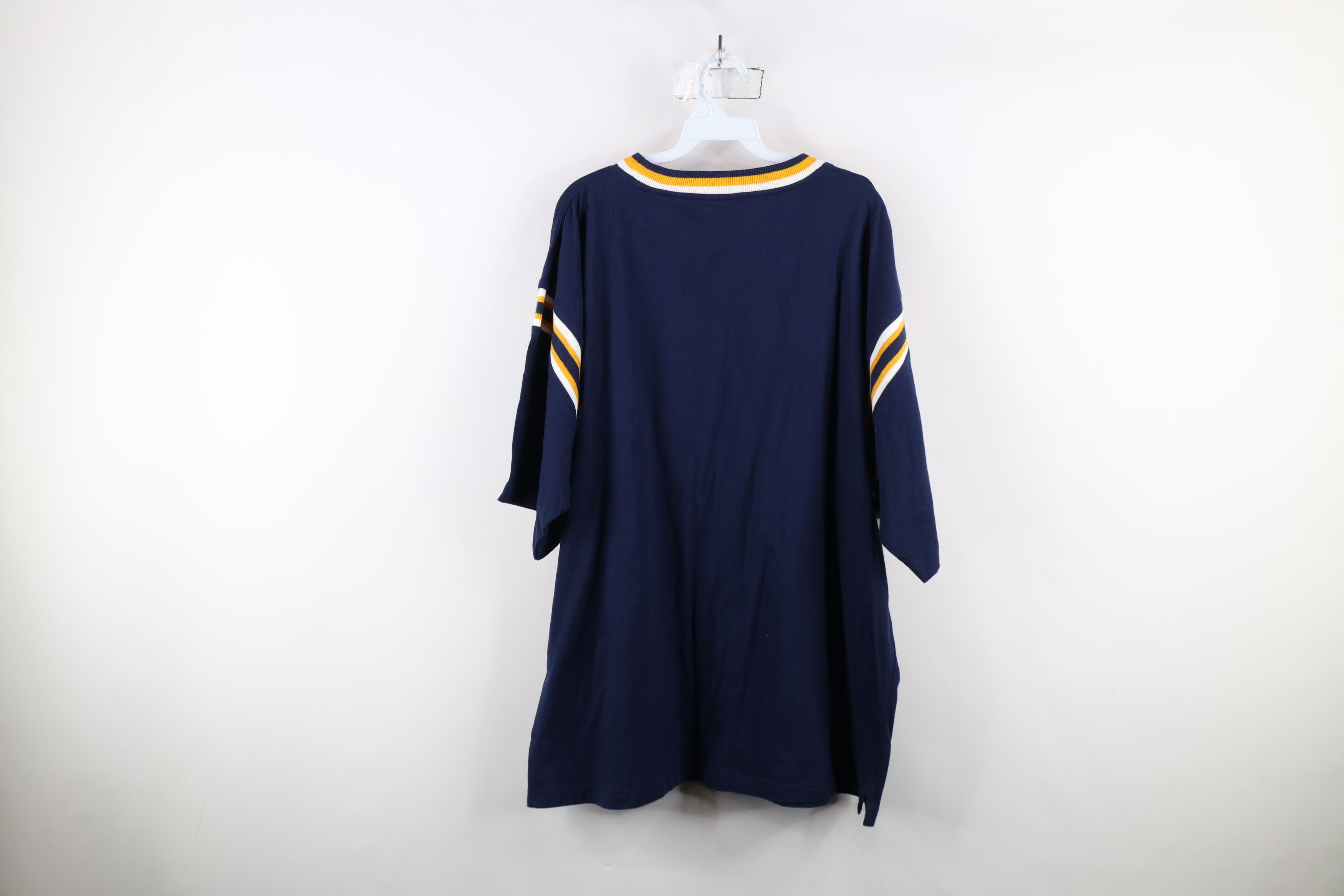 Vintage Vintage 90s Heavyweight University of Michigan T-Shirt Blue Size US XL / EU 56 / 4 - 10 Thumbnail