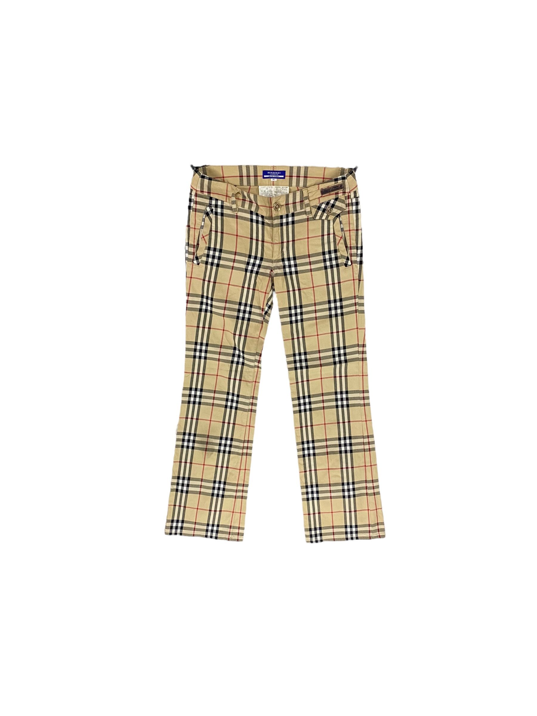 Burberry × Designer Burberry nova check plaid pant Size 28" / US 6 / IT 42 - 1 Thumbnail