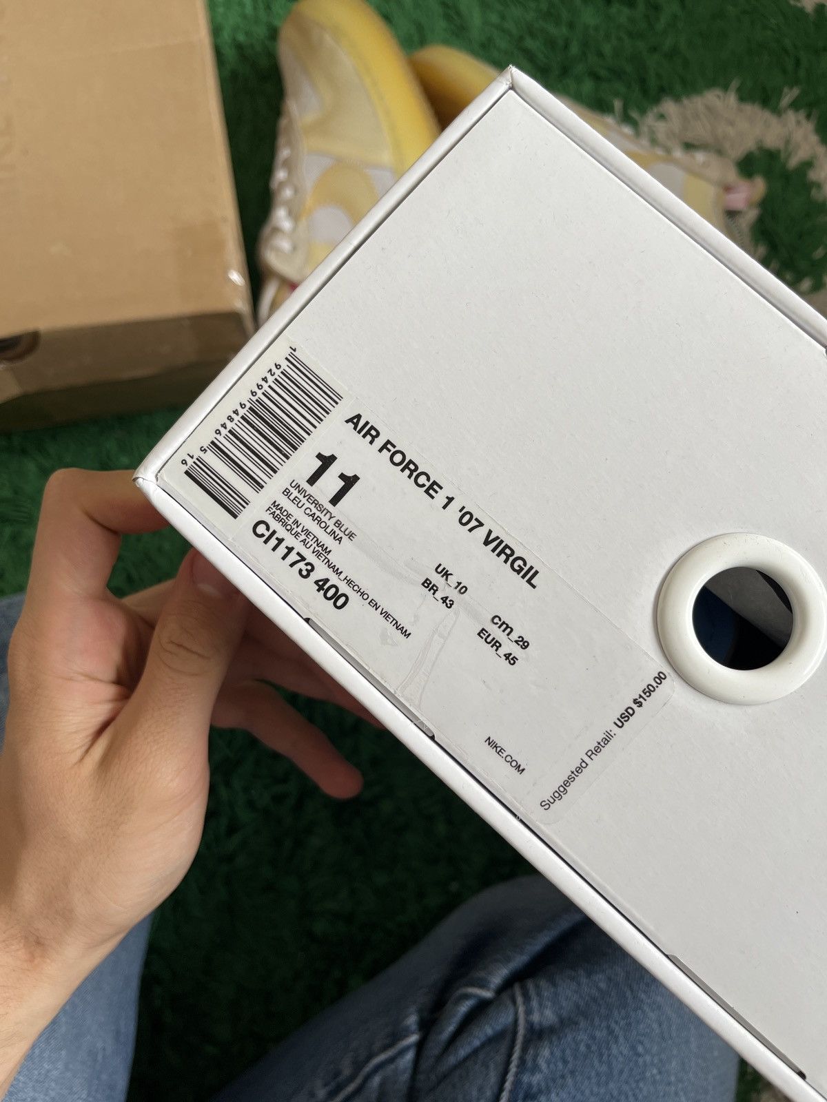 Nike Air Force 1 Off-White MCA Size US 11 / EU 44 - 7 Thumbnail