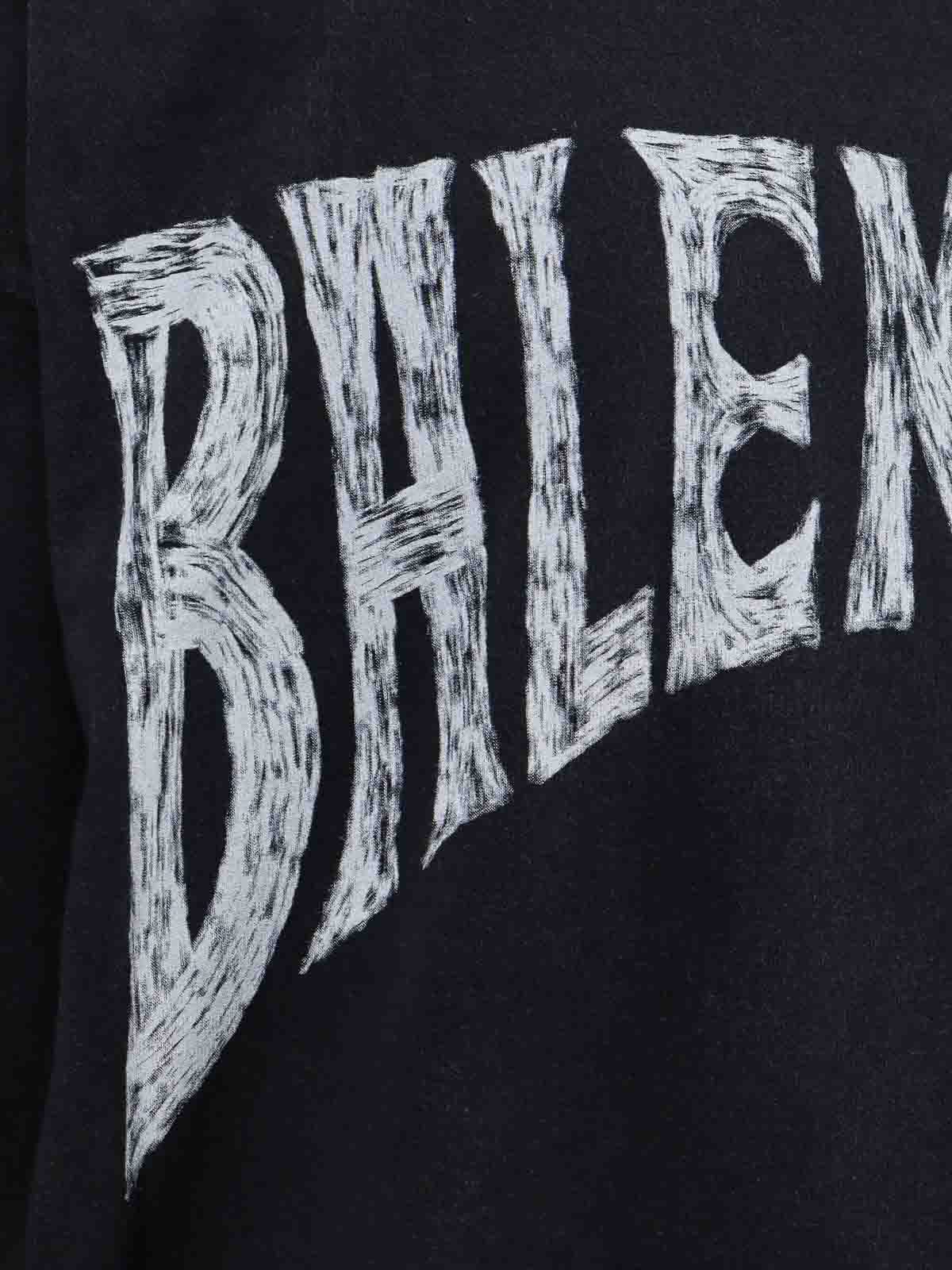 Balenciaga o1w1db11225 Balenciaga Hand-Drawn T-Shirt Medium Fit Black Size US XL / EU 56 / 4 - 3 Thumbnail