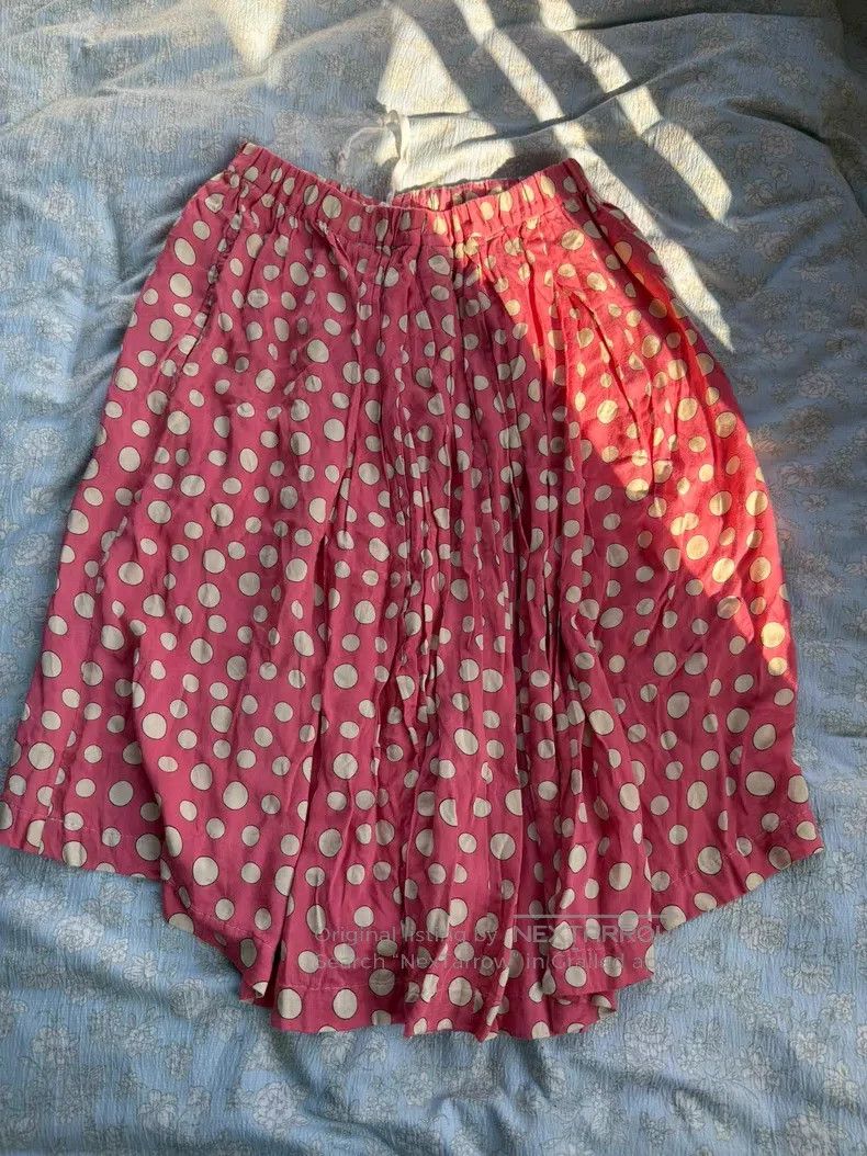 Comme des Garcons Comme Des Garcons size S Pink Dot Skirt Size 22" - 3 Thumbnail