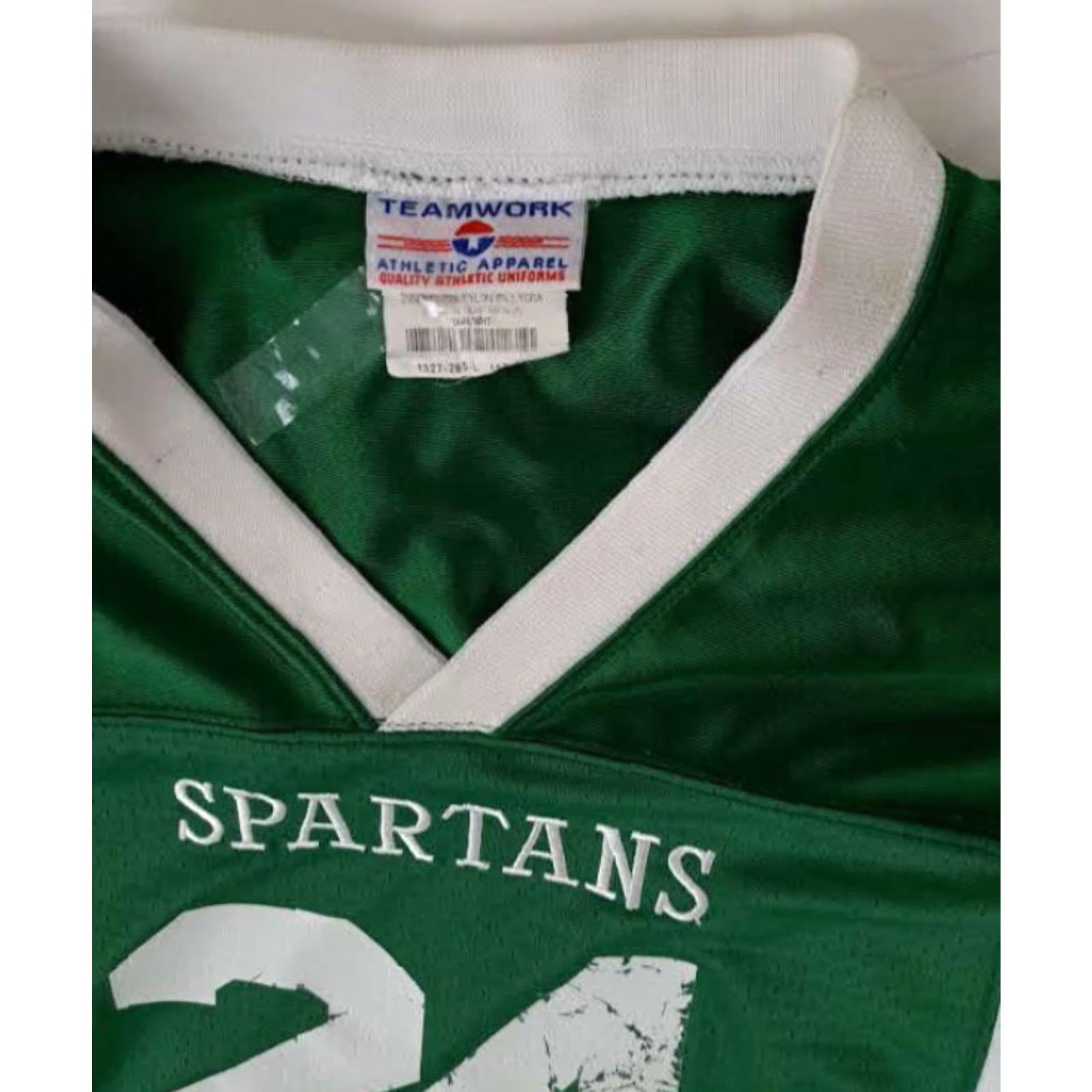 Vintage VINTAGE Michigan State Spartans Football Jersey Embroidered Printed Large 42-44 Size US L / EU 52-54 / 3 - 2 Thumbnail