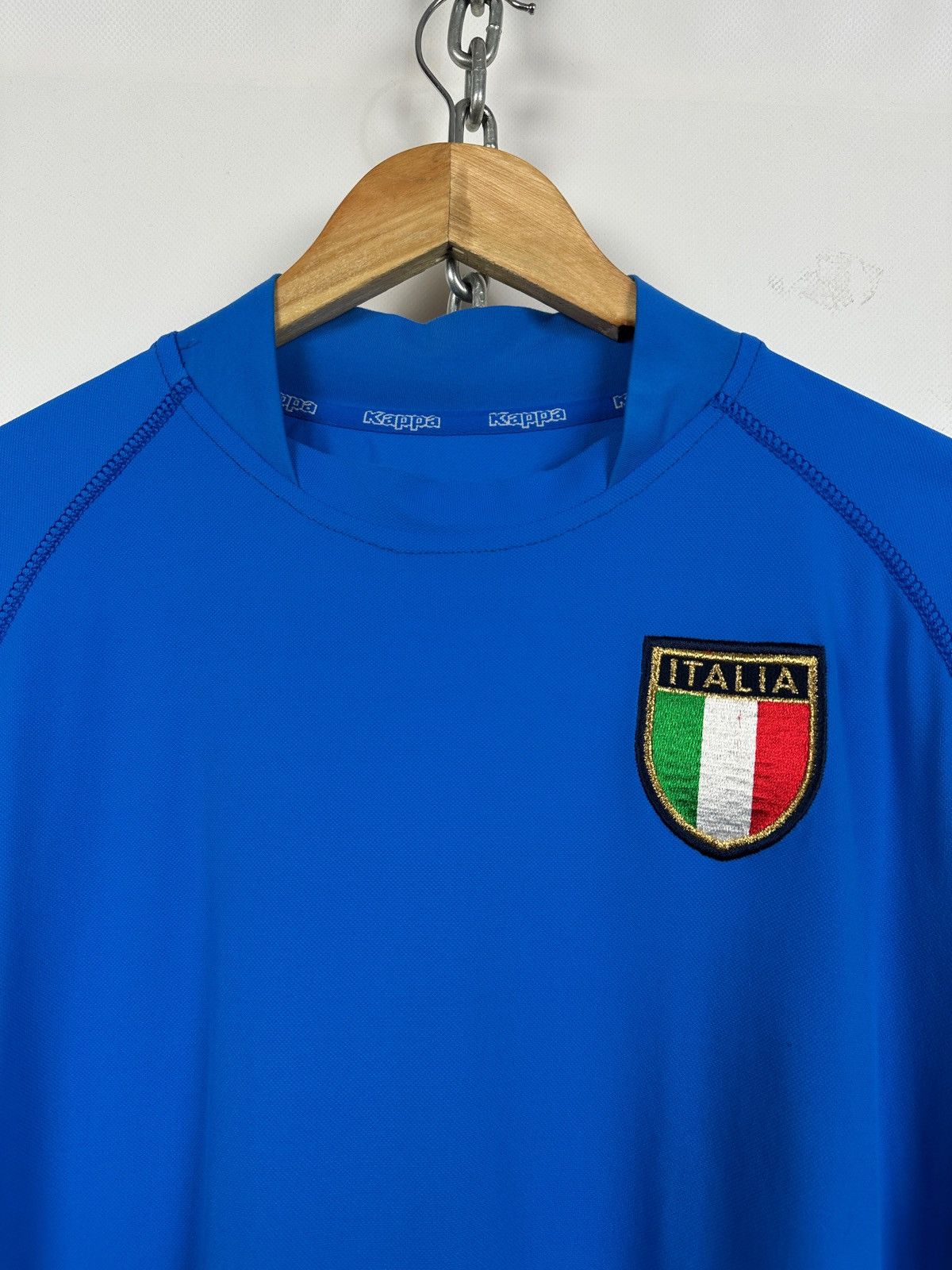 Kappa 2000-2003 Kappa Italy National Team Home Soccer Jersey Size US XL / EU 56 / 4 - 7 Thumbnail
