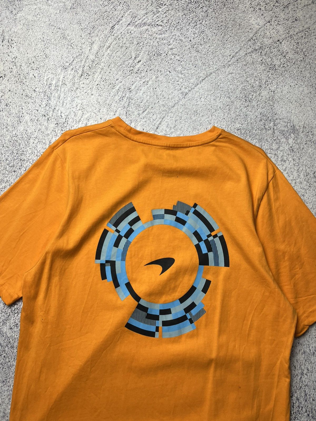 Vintage Mclaren big logo Orange t-shirt tee 90s racing moto rare Size US M / EU 48-50 / 2 - 14 Thumbnail