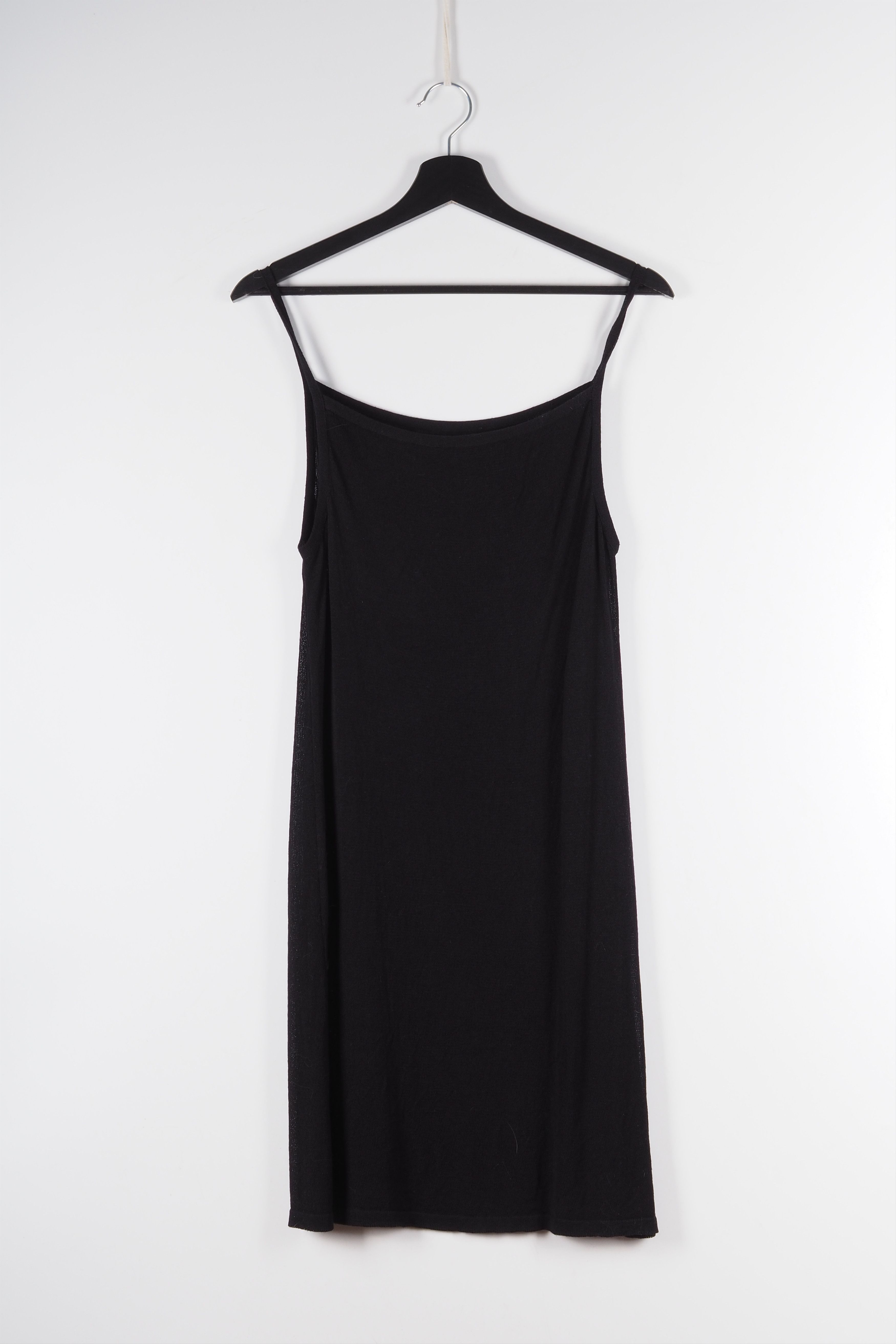 Annette Gortz Annette Gortz Women's Black Sleeveless Knee Mini Dress Size M / US 6-8 / IT 42-44 - 2 Thumbnail