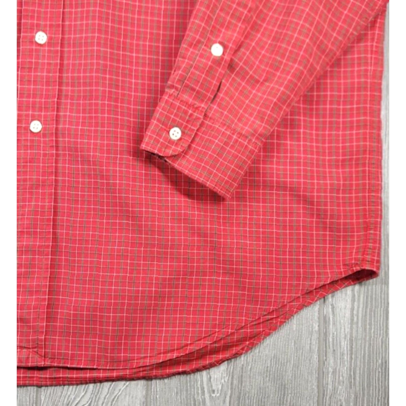 Polo Ralph Lauren VINTAGE Polo Ralph Lauren Shirt Men L Red Check Blake Button-Up Polo Ralph Lauren Blake Shirt L Red Size US L / EU 52-54 / 3 - 4 Thumbnail