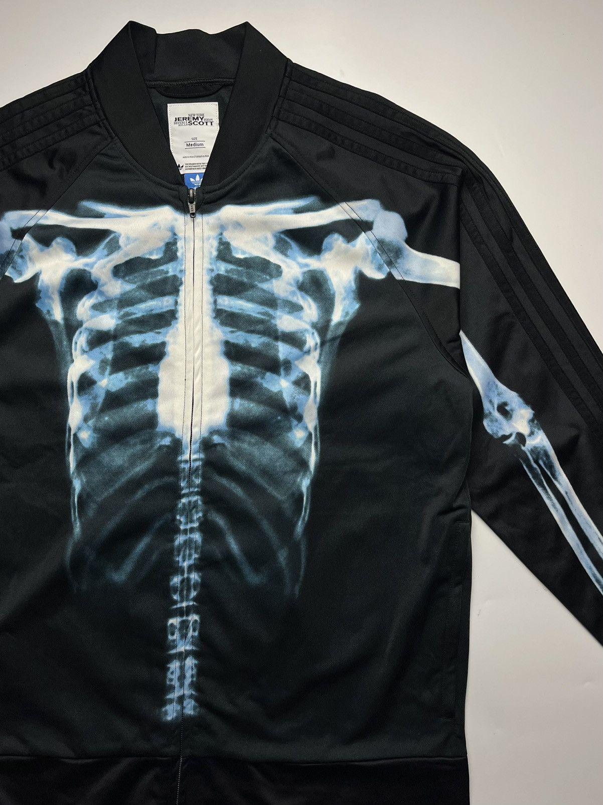 Adidas × Jeremy Scott Adidas x Jeremy Scott FW10 X-Ray Skeleton Track Jacket Size US M / EU 48-50 / 2 - 6 Thumbnail