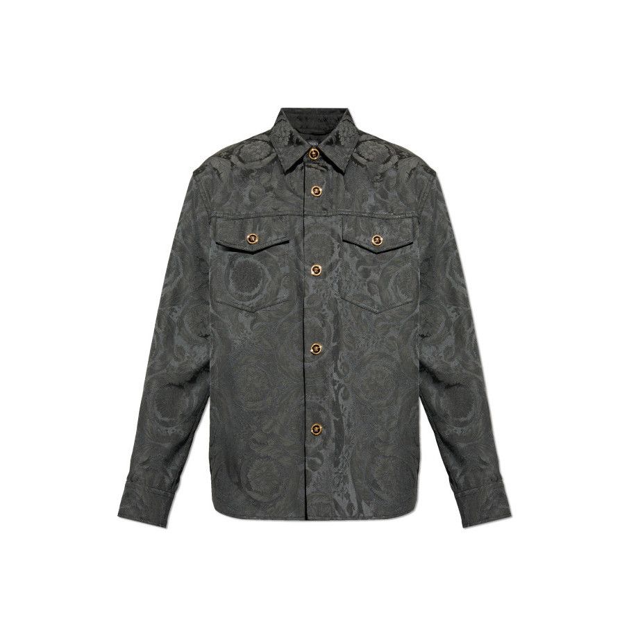 Versace VERSACE Barocco Gray Jacquard Jacket New & Authentic (Men's Size US XXL / EU 58 / 5 - 1 Preview