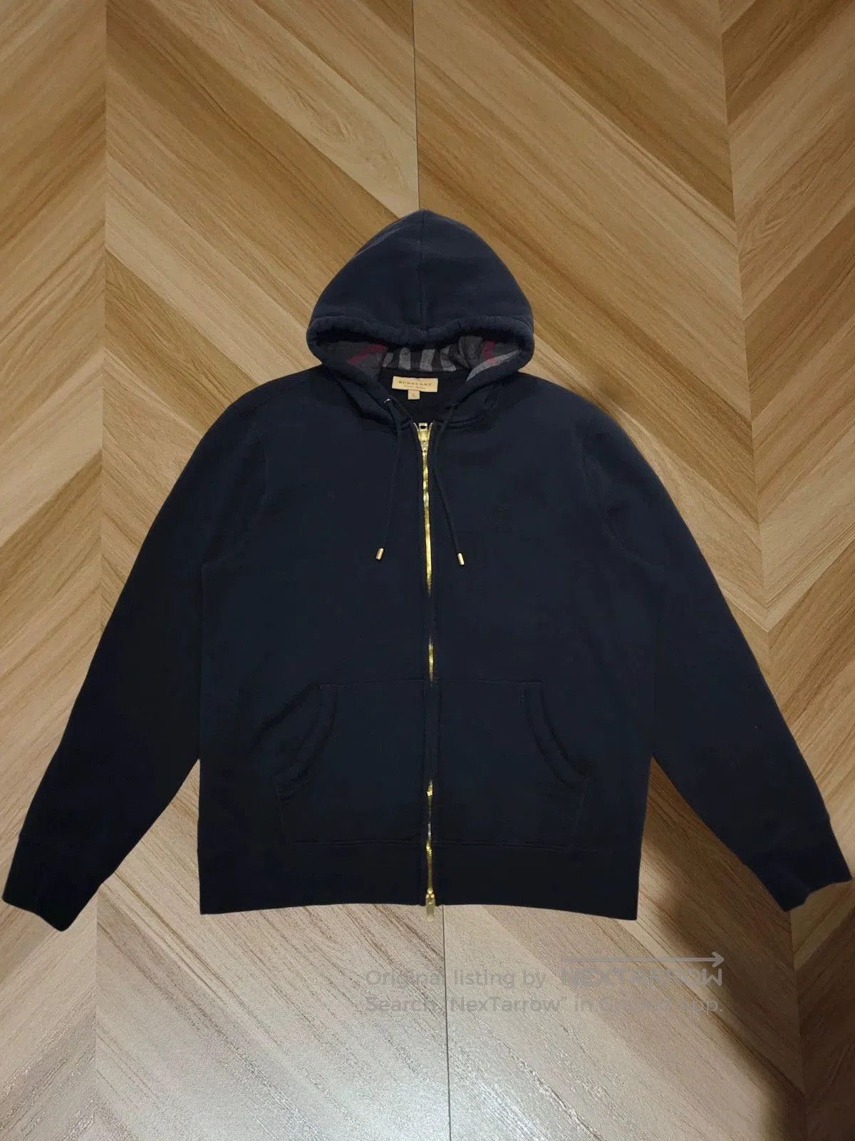 Burberry burberry navy zip-up hoodie, xl size. Size US XL / EU 56 / 4 - 1 Thumbnail