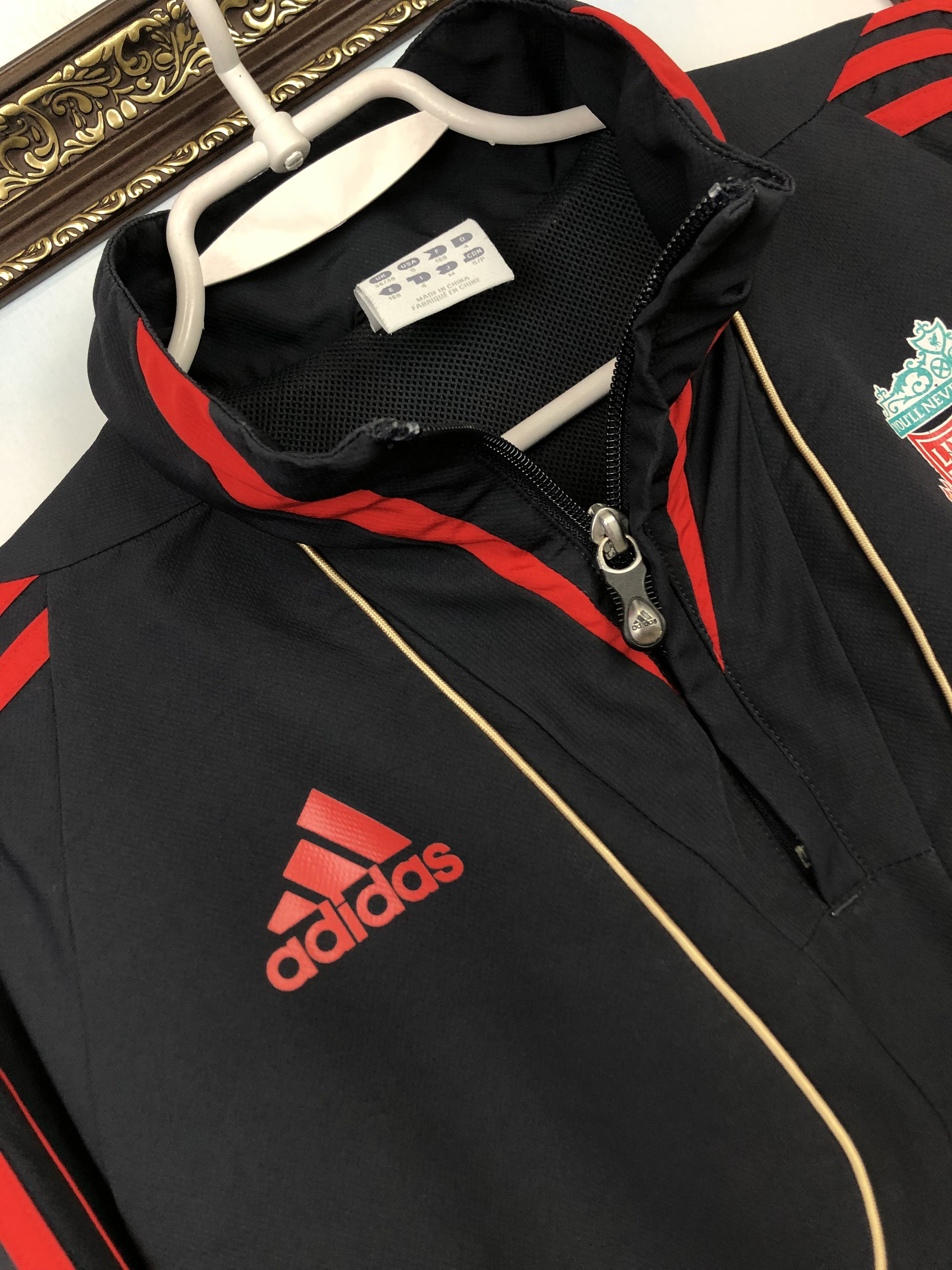 Adidas Vintage Liverpool Football Jacket Soccer Track Top Hype Size US S / EU 44-46 / 1 - 4 Thumbnail