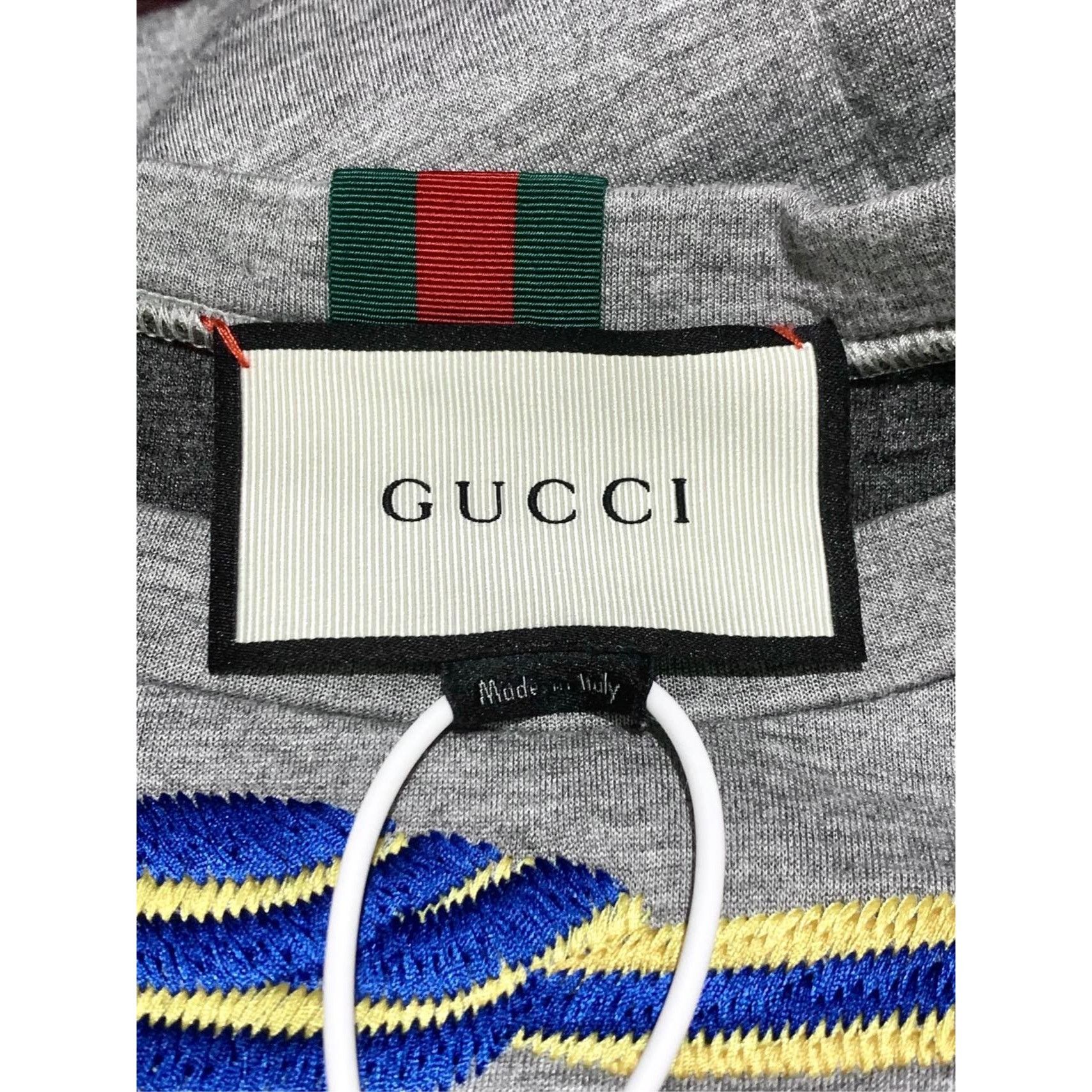 Gucci Gucci Grey Floral Embroidered Crewneck Sweatshirt (Size XS) Size S / US 4 / IT 40 - 2 Thumbnail