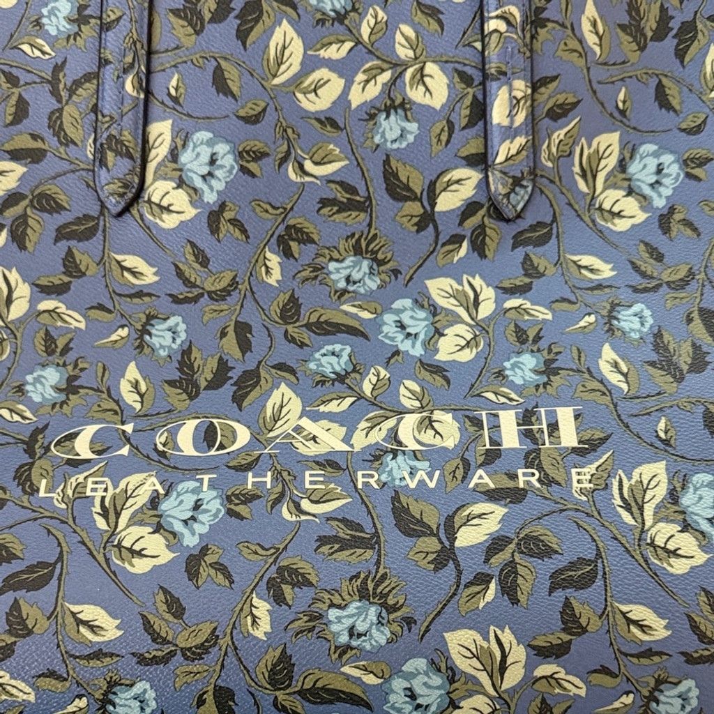 Coach COACH Floral Print Coach Highline Tote Slate/Silver Size ONE SIZE - 3 Thumbnail