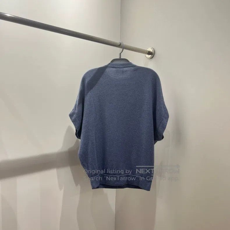 Brunello Cucinelli Brunello Cucinelli Solid-colored short-sleeved cashmere ba Size XS / US 0-2 / IT 36-38 - 2 Thumbnail