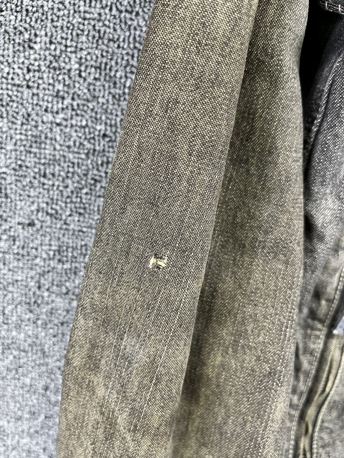 Japanese Brand Vintage Beelse Where Japanese Denim Trashed Zip Up Jacket Size US L / EU 52-54 / 3 - 11 Thumbnail