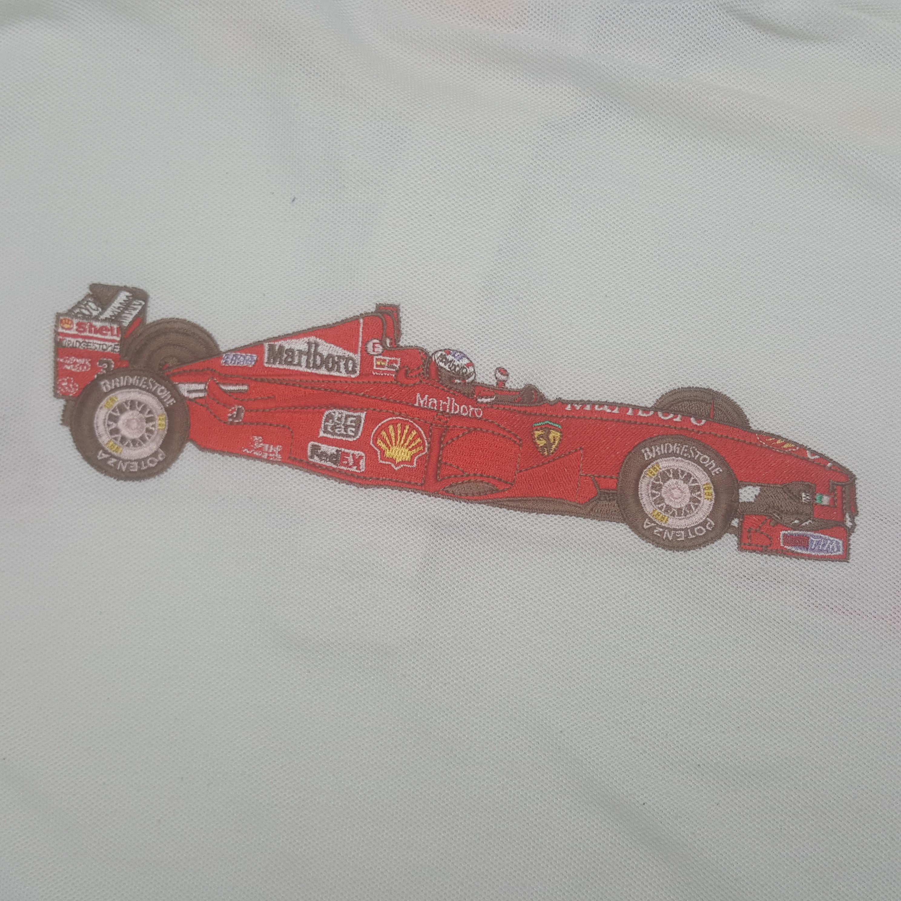 Ferrari × Vintage Vintage Ferrari Formula One Racing Team Embroidery Polos Size US XL / EU 56 / 4 - 8 Thumbnail