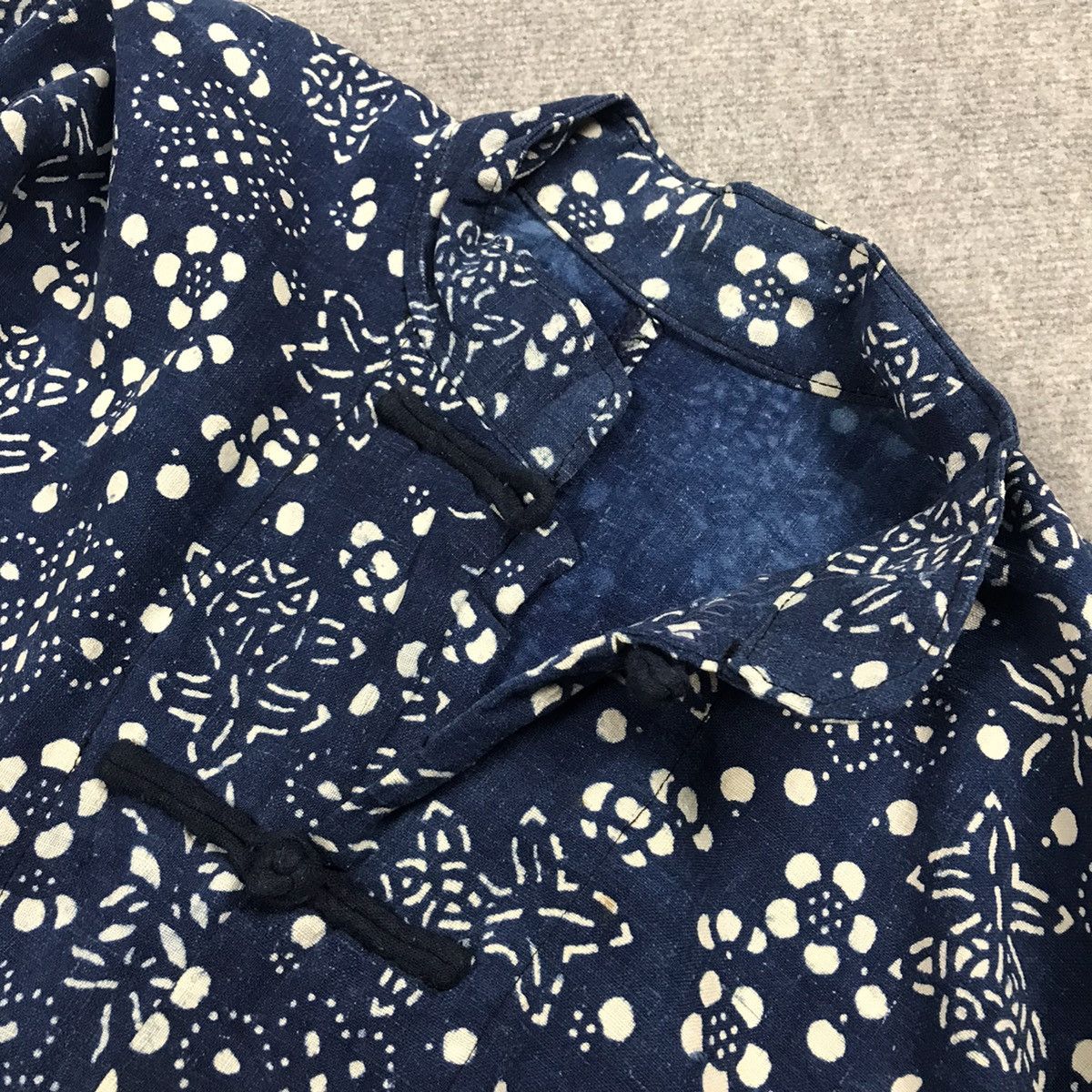 Indigo × Japanese Brand Indigo custom japan traditional Japanese button jacket Size US M / EU 48-50 / 2 - 8 Thumbnail