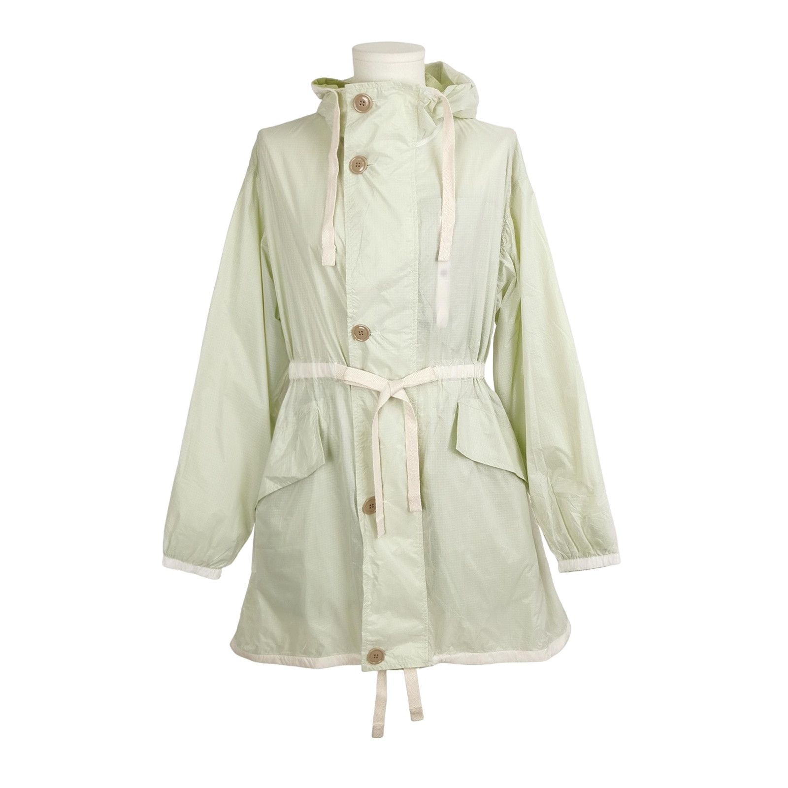 Acne Studios Acne Studios Mint Hooded Drawstring Parka Size 46 Size US S / EU 44-46 / 1 - 1 Thumbnail