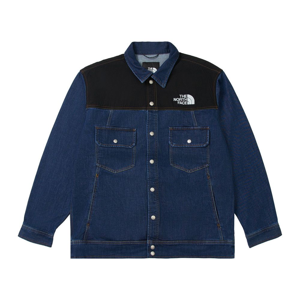The North Face Urban Exploration CORDURA Sumit Navy DENIM JACKET Size US M / EU 48-50 / 2 - 3 Thumbnail