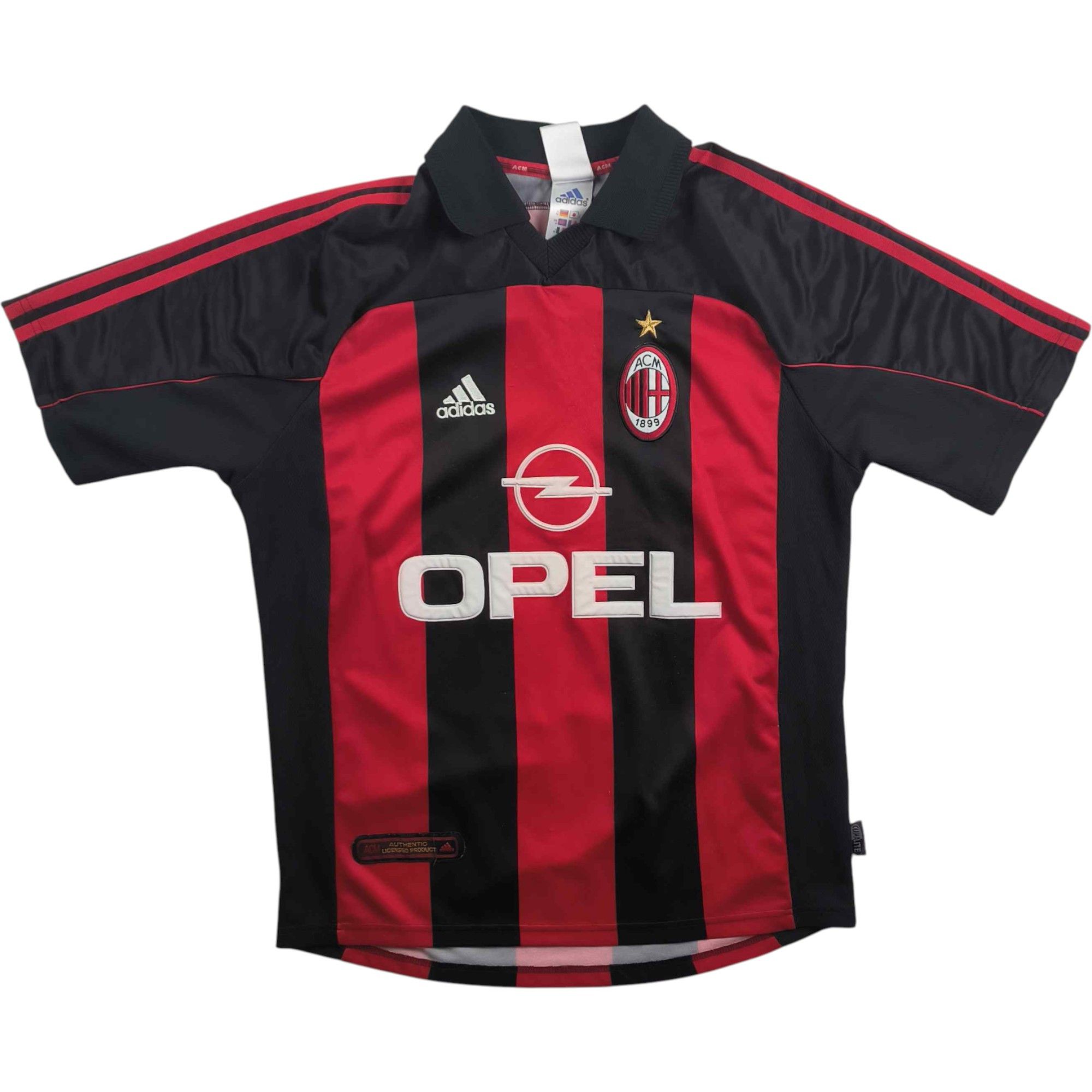 Adidas AC Milan 2000-02 Adidas home football jersey shirt size M Size US M / EU 48-50 / 2 - 1 Thumbnail