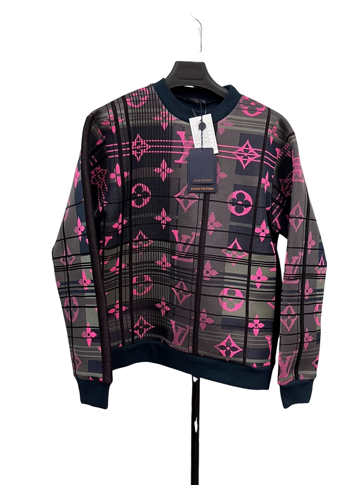 Louis Vuitton Louis Vuitton Monogram Jacquard Sweatshirt Size S Size US S / EU 44-46 / 1 - 1 Thumbnail