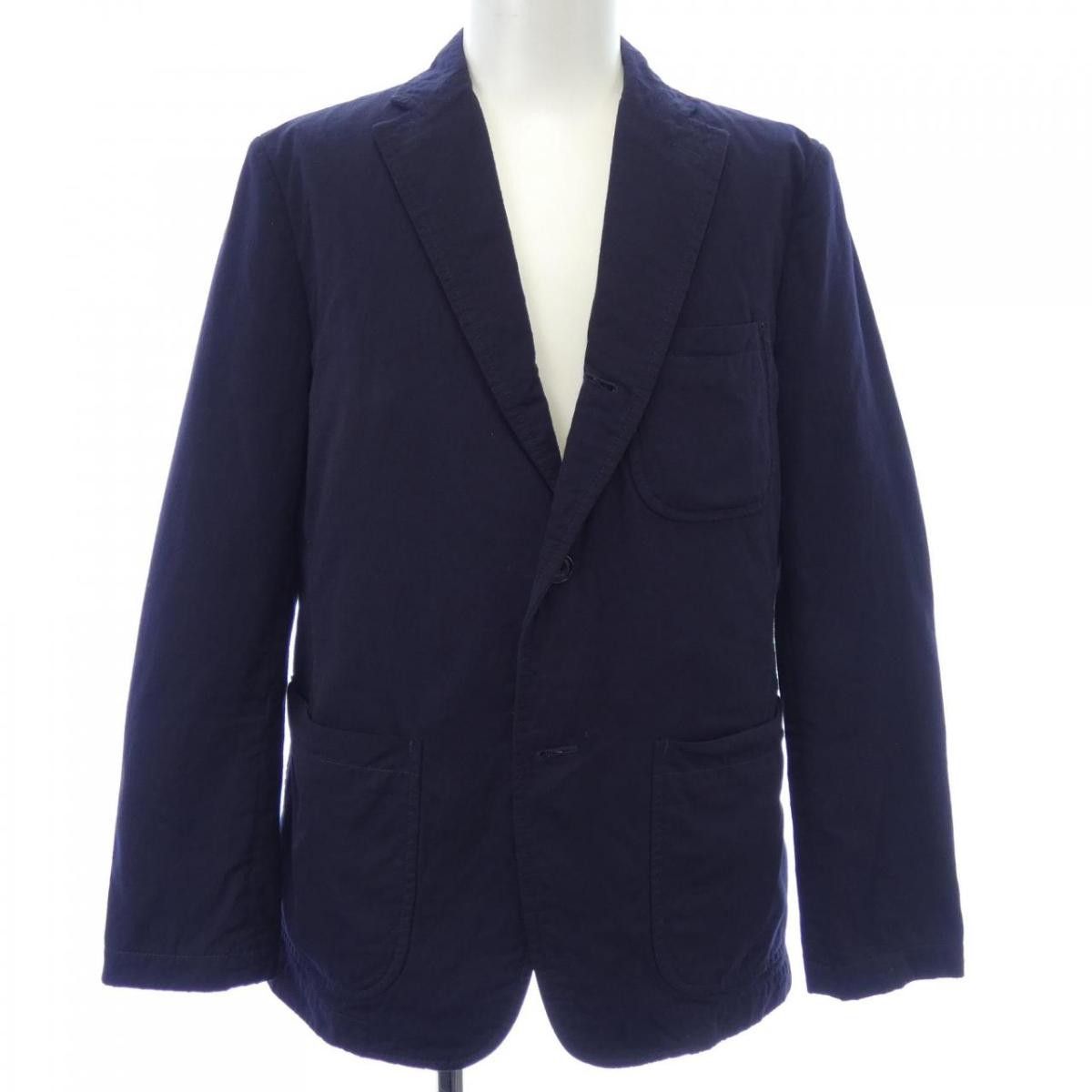 Comme des Garcons Homme Jacket Plain Nylon Tailored Navy Size US XS / EU 42 / 0 - 1 Thumbnail