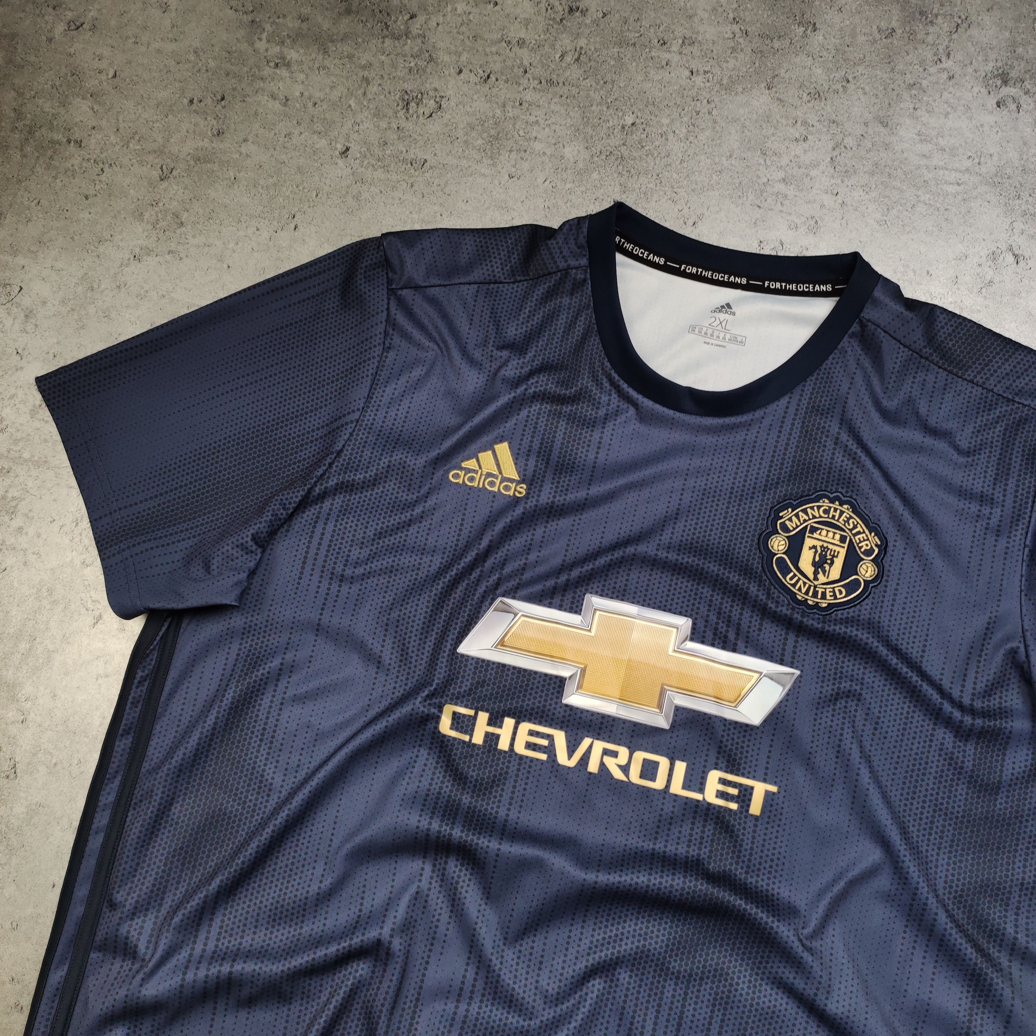 Adidas RARE 2018 Adidas x Parley Manchester United Football Jersey Size US XXL / EU 58 / 5 - 3 Thumbnail