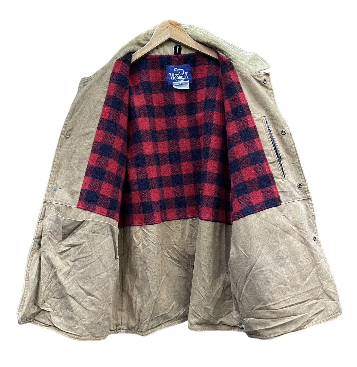 Woolrich Woolen Mills Vintage Woolrich Chore Double Lining Jacket Button (L) Size US L / EU 52-54 / 3 - 12 Thumbnail