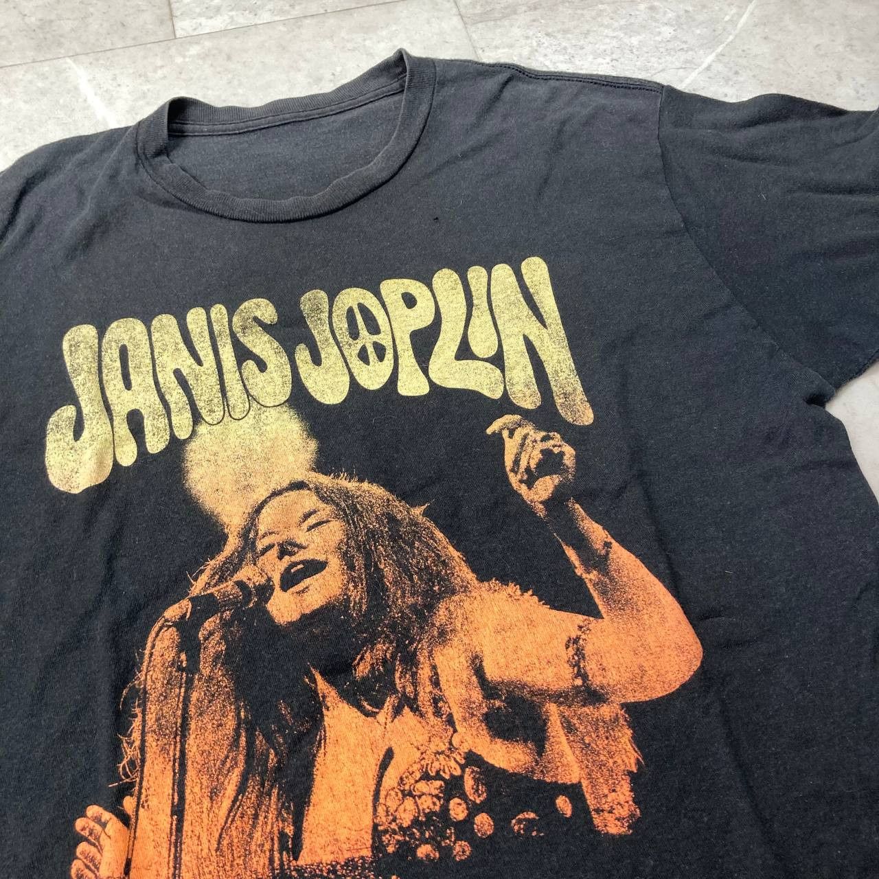 Band Tees Vintage Janis Joplin Blues Rock Band Cropped Tee Size US M / EU 48-50 / 2 - 2 Thumbnail