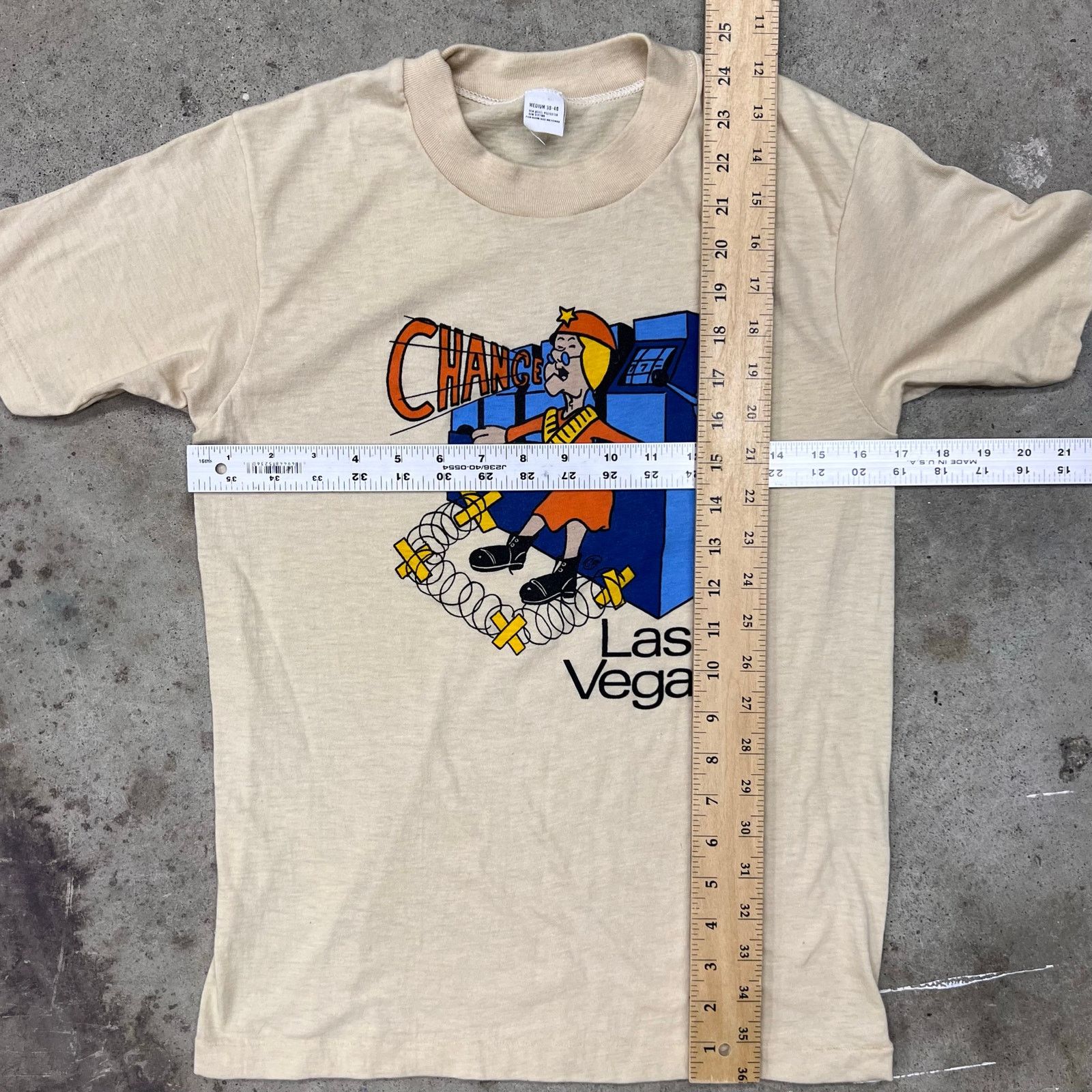 Vintage Vintage 70s Las Vegas Slot Machine Change Granny T Shirt M Size US M / EU 48-50 / 2 - 9 Thumbnail