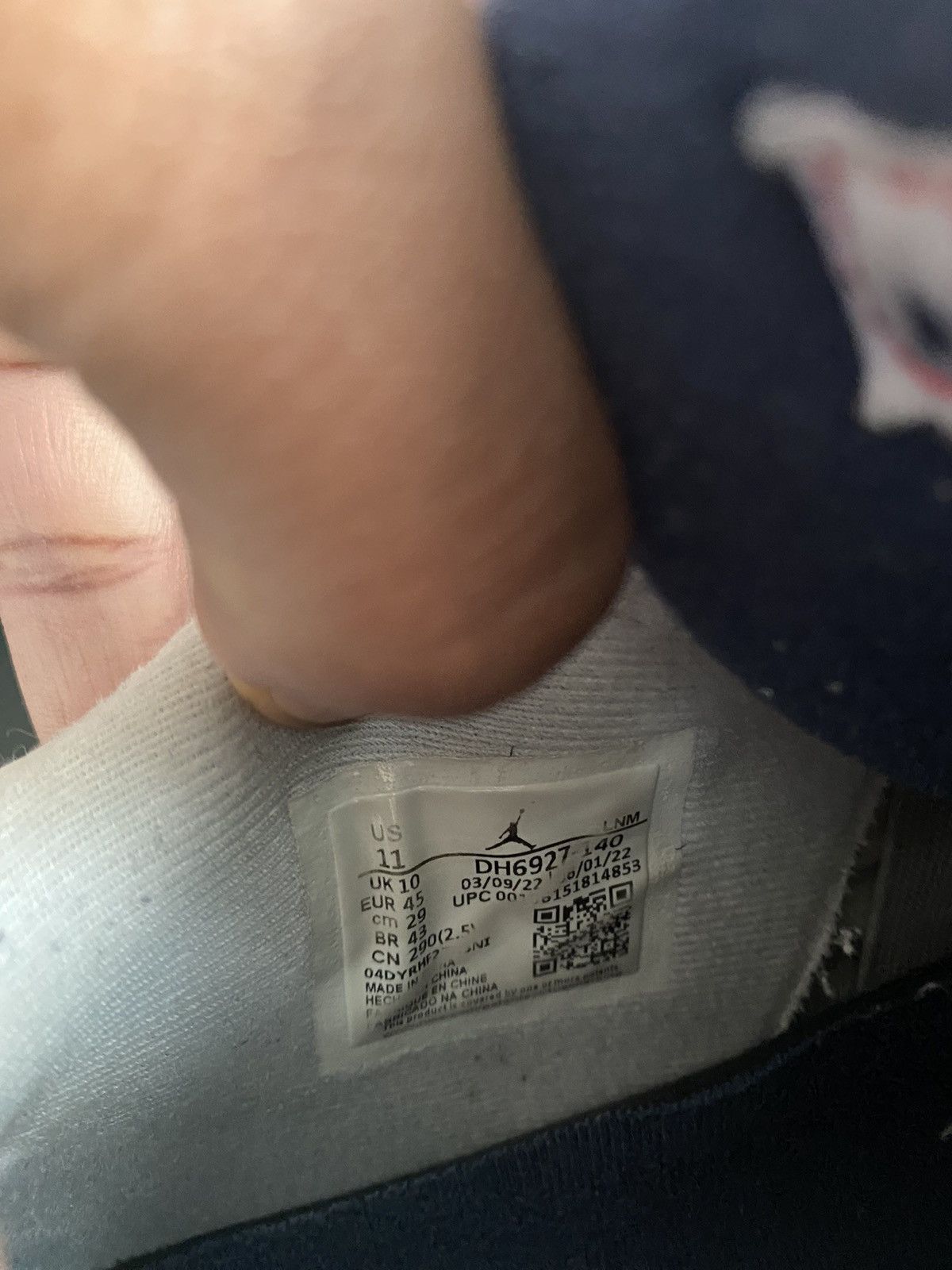 Jordan Brand × Nike Jordan 4 midnight navy Size US 11 / EU 44 - 7 Thumbnail