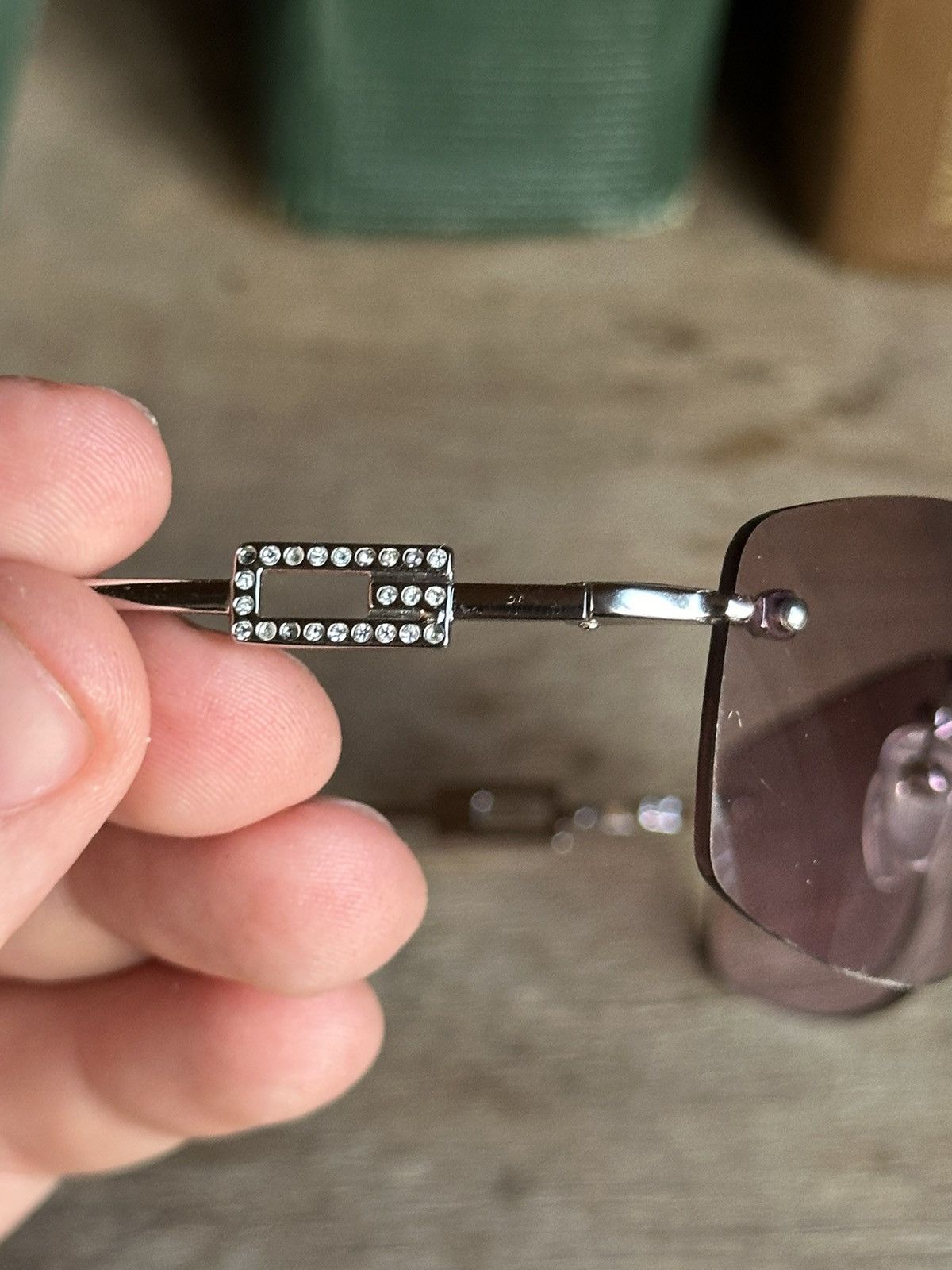 Gucci Vintage Gucci Sunglasses GG1784 Strass Size ONE SIZE - 6 Thumbnail