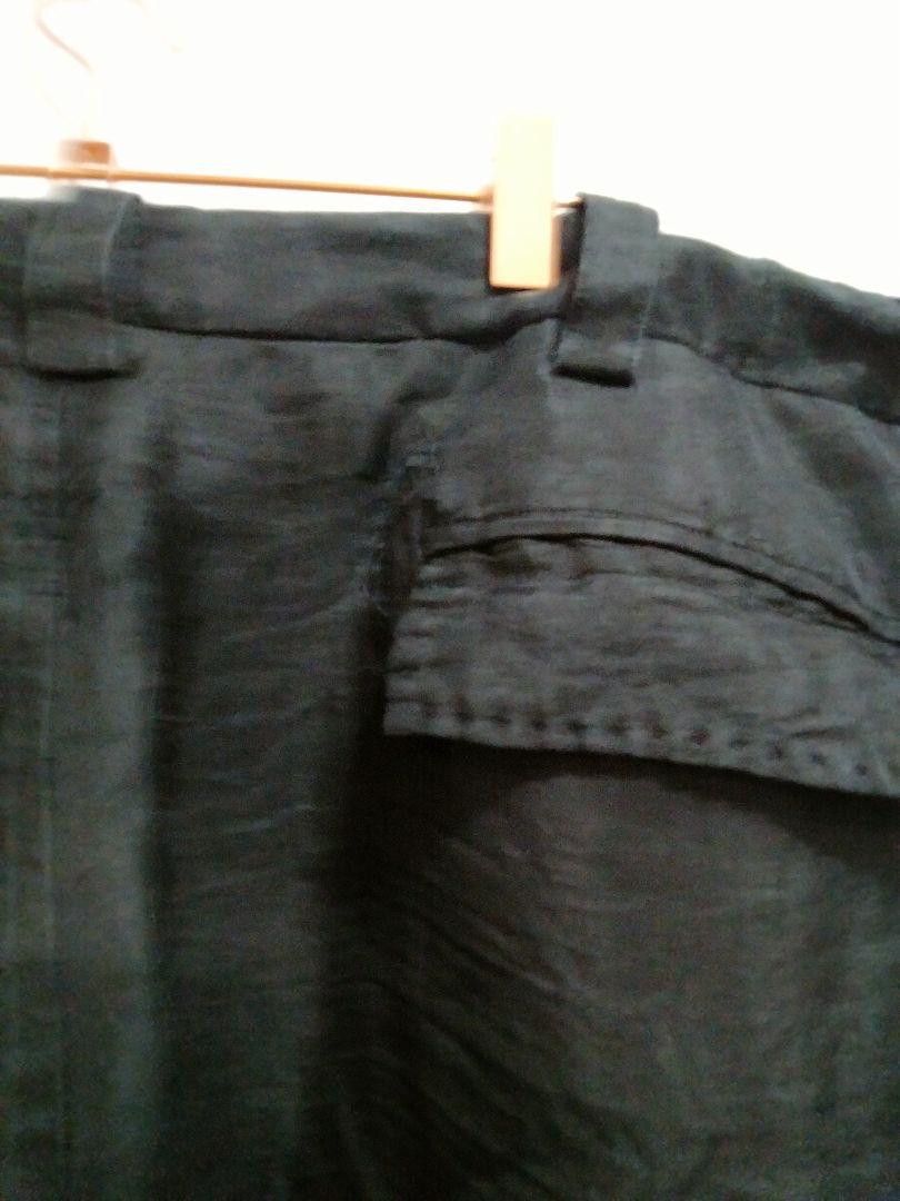 Yohji Yamamoto yohji yamamoto POUR HOMME linen silk wide easy pants Size US 43 - 6 Thumbnail