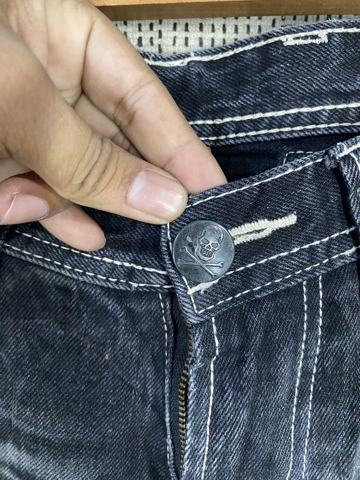 If Six Was Nine Army of no! Collection 2008/09 punk denim distressed Size US 32 / EU 48 - 15 Thumbnail