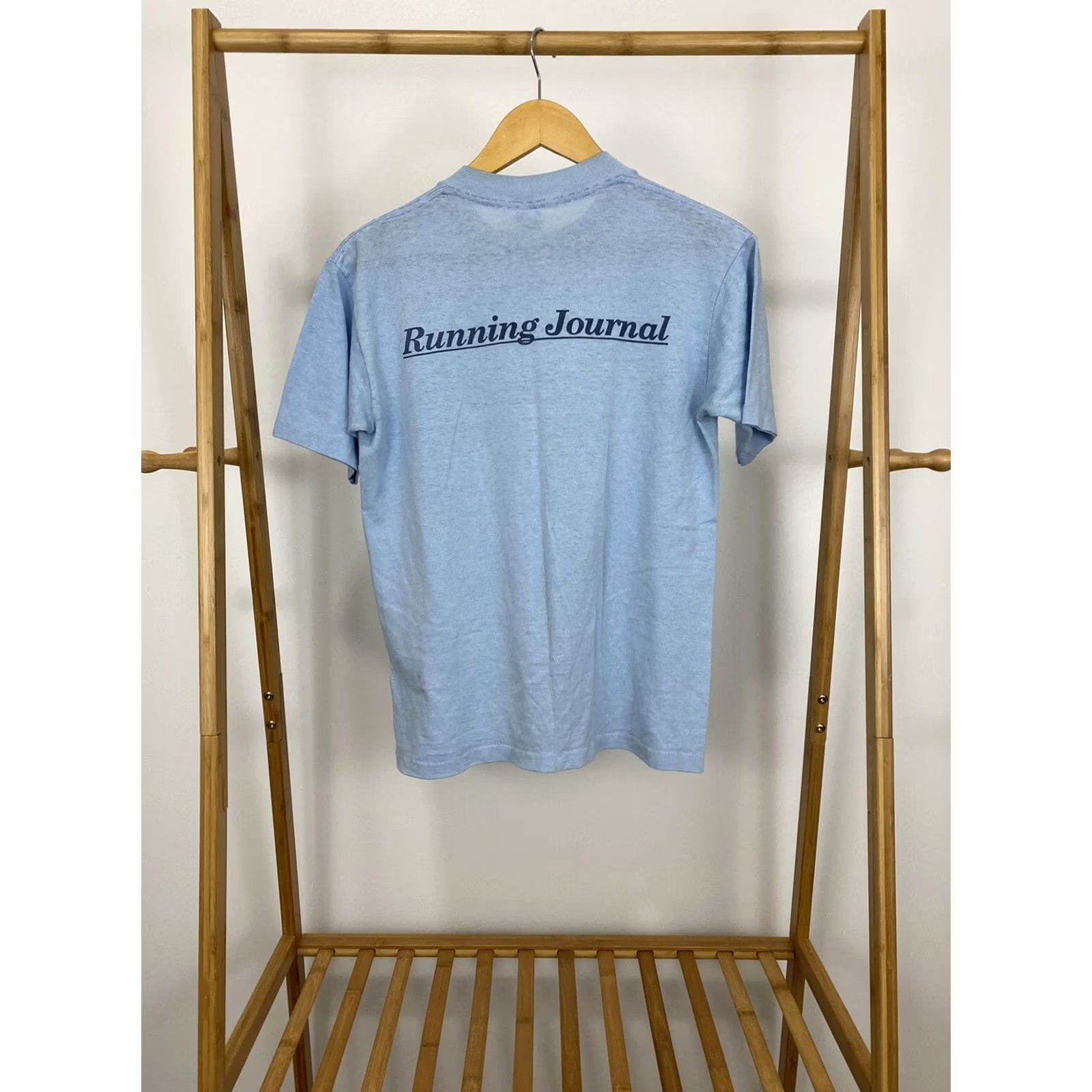 Vintage VTG Belton 80s Andrew Jackson Duracell Of Lancaster Thin 50/50 T-Shirt M USA Belton 80s T-Shirt Blue M Mens Size US M / EU 48-50 / 2 - 3 Thumbnail