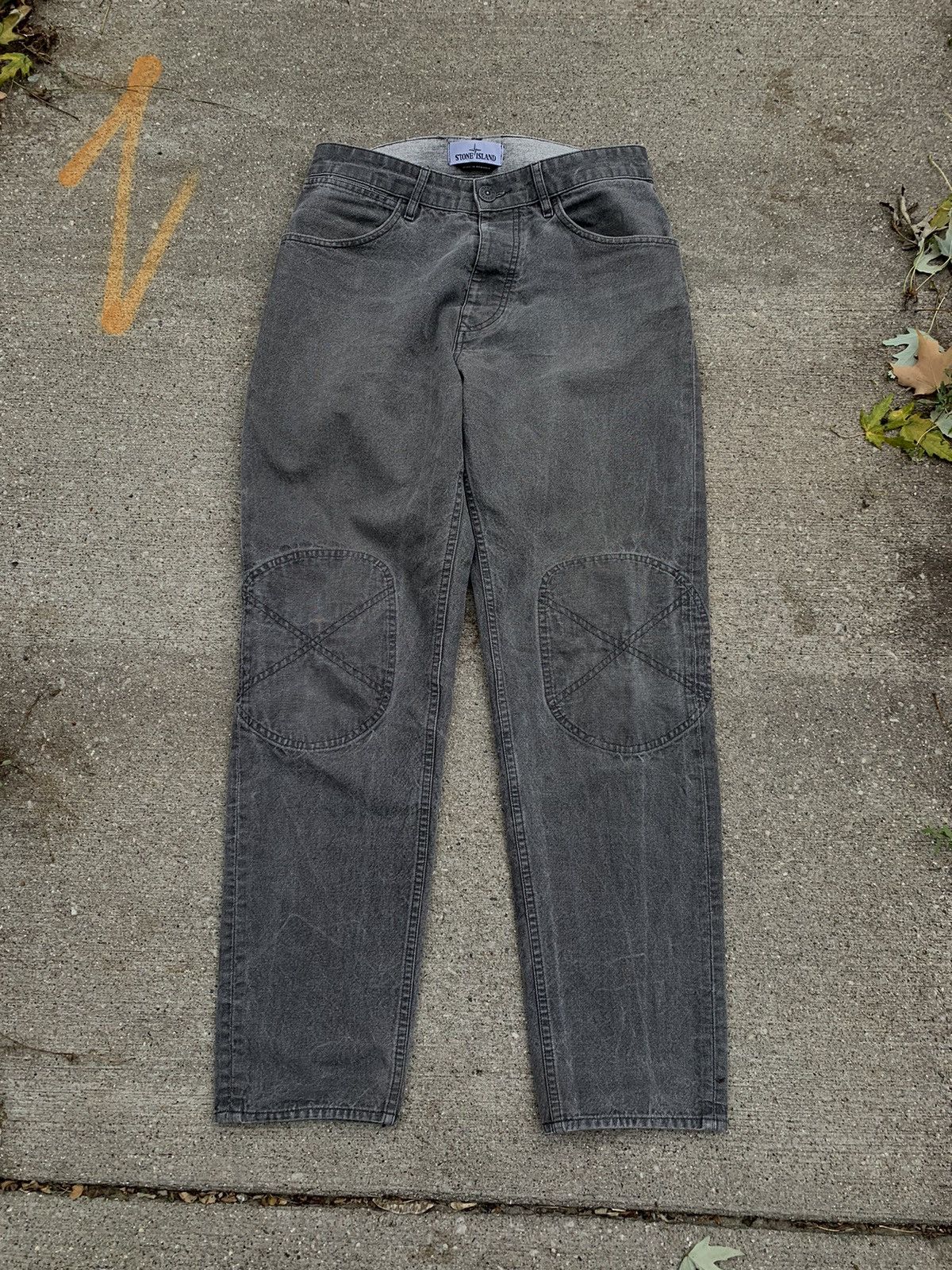 Stone Island Stone island double knee patch pants Size US 30 / EU 46 - 1 Thumbnail