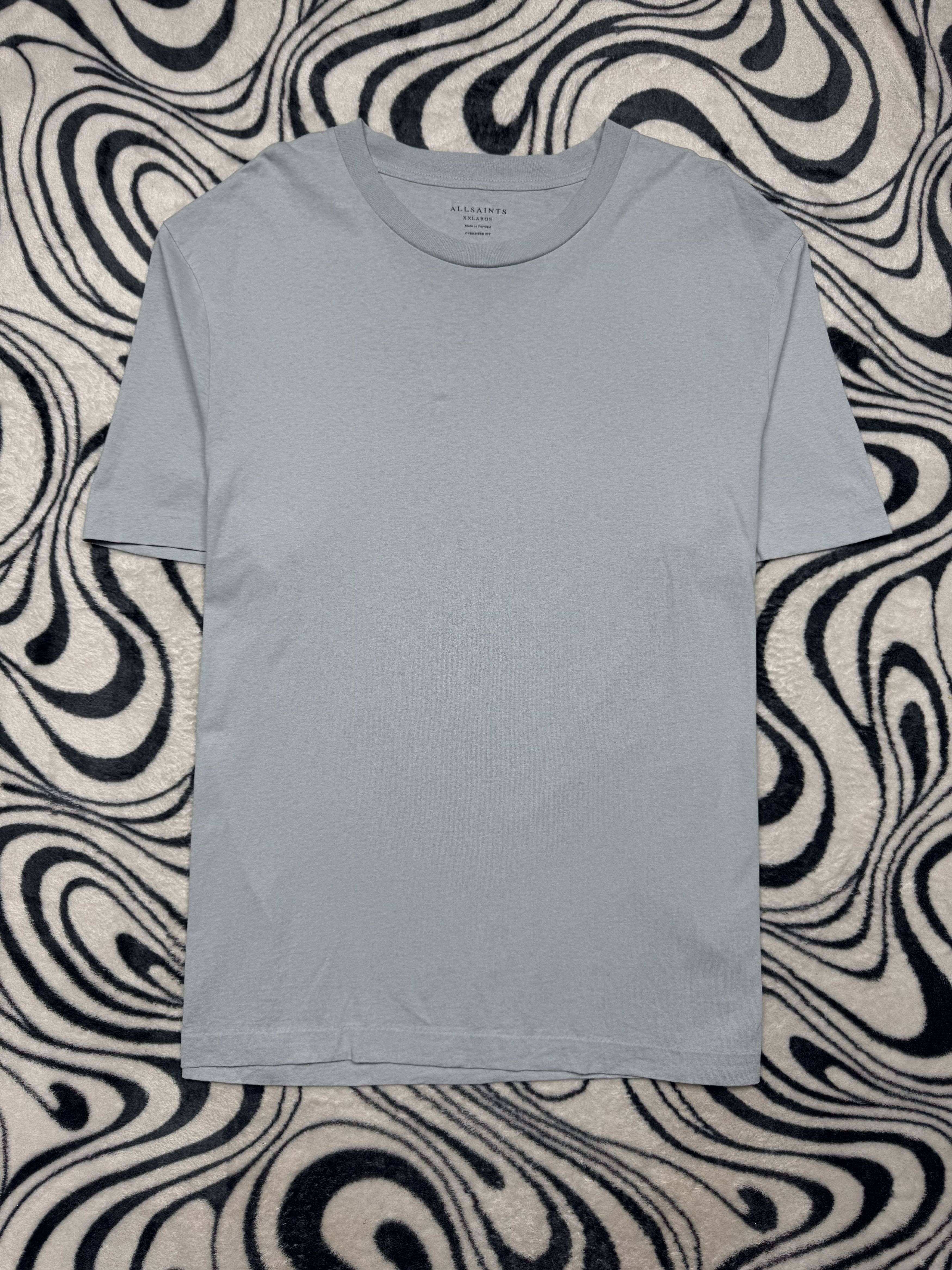 Allsaints Allsaints Mens Musica Crew Neck Oversized T-Shirt Tee Size US XXL / EU 58 / 5 - 1 Thumbnail