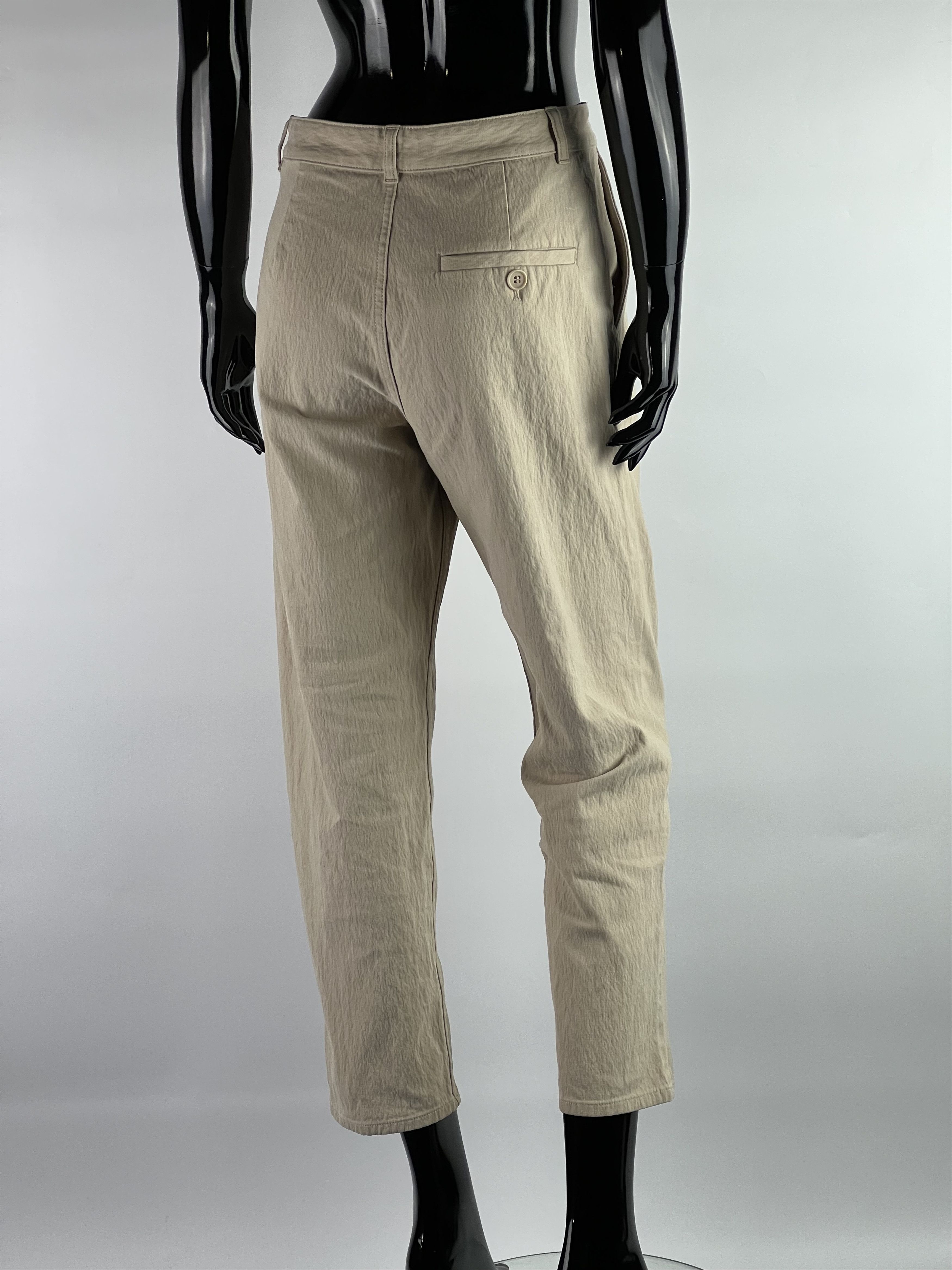 Cos COS Women's Beige Stright Chino Pants Size EUR 34 Size 26" / US 2 / IT 38 - 3 Thumbnail