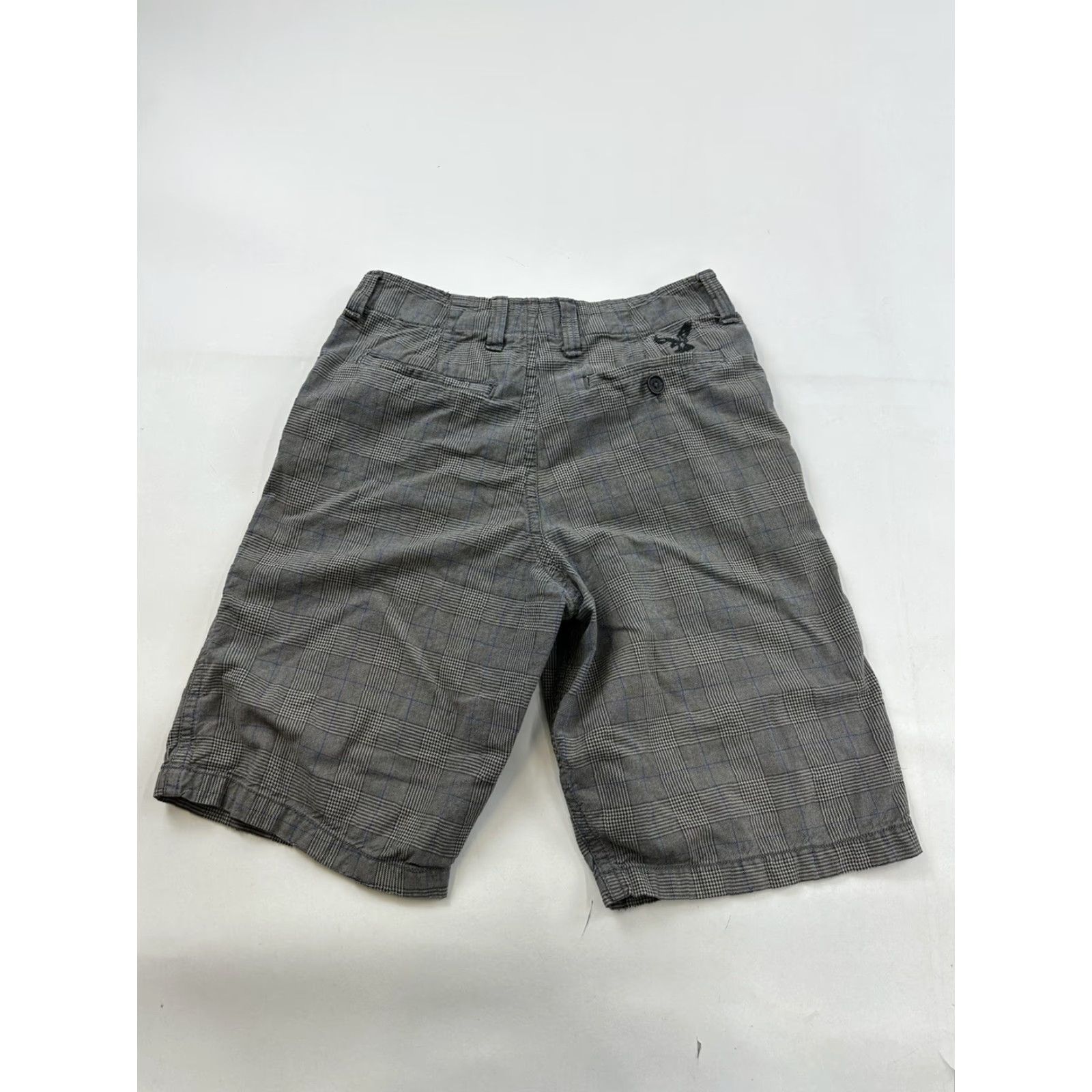 American Eagle Outfitters American Eagle Outfitters Chino Shorts Mens 28 Gray Plaid Size US 28 / EU 44 - 2 Thumbnail