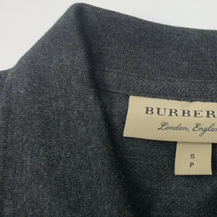 Burberry Burberry Burberry Men's Dark Gray Short Sleeve Polo-2507 Size US S / EU 44-46 / 1 - 5 Thumbnail