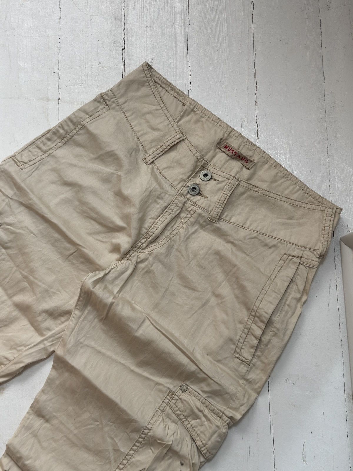 Mustang VINTAGE MUSTANG 2000s GORPCORE PANTS Size 28" / US 6 / IT 42 - 5 Thumbnail