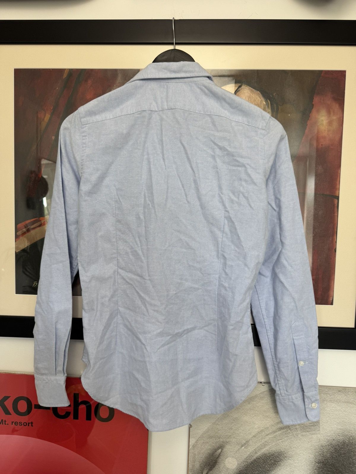 Ralph Lauren Ralph Lauren Women's Oxford Blue Button Down Shirt 4 Size S / US 4 / IT 40 - 2 Thumbnail