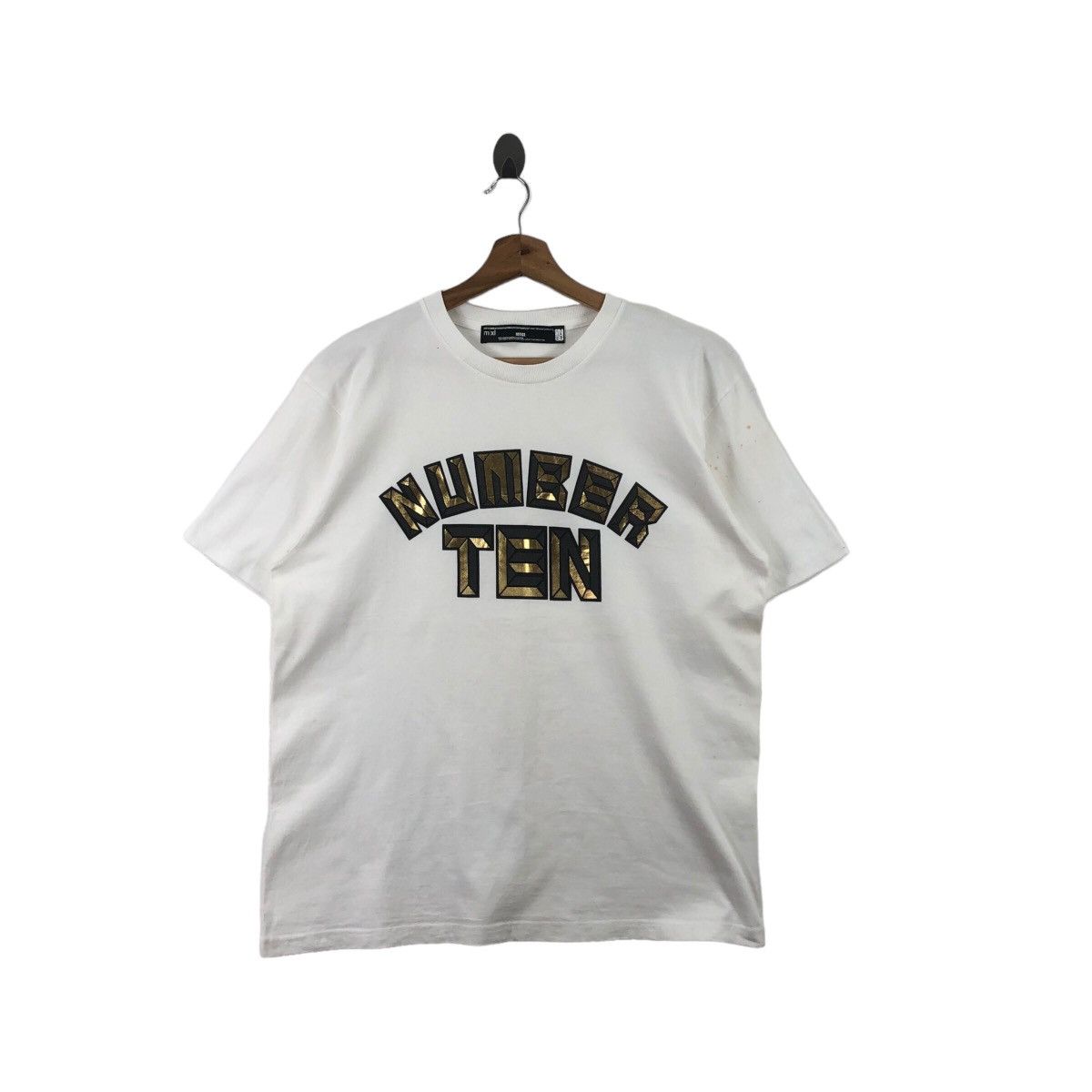 Number (N)ine Pick!! NUMBER TEN By Number Nine Big Spellout Top Tee Tshirt Size US M / EU 48-50 / 2 - 1 Thumbnail