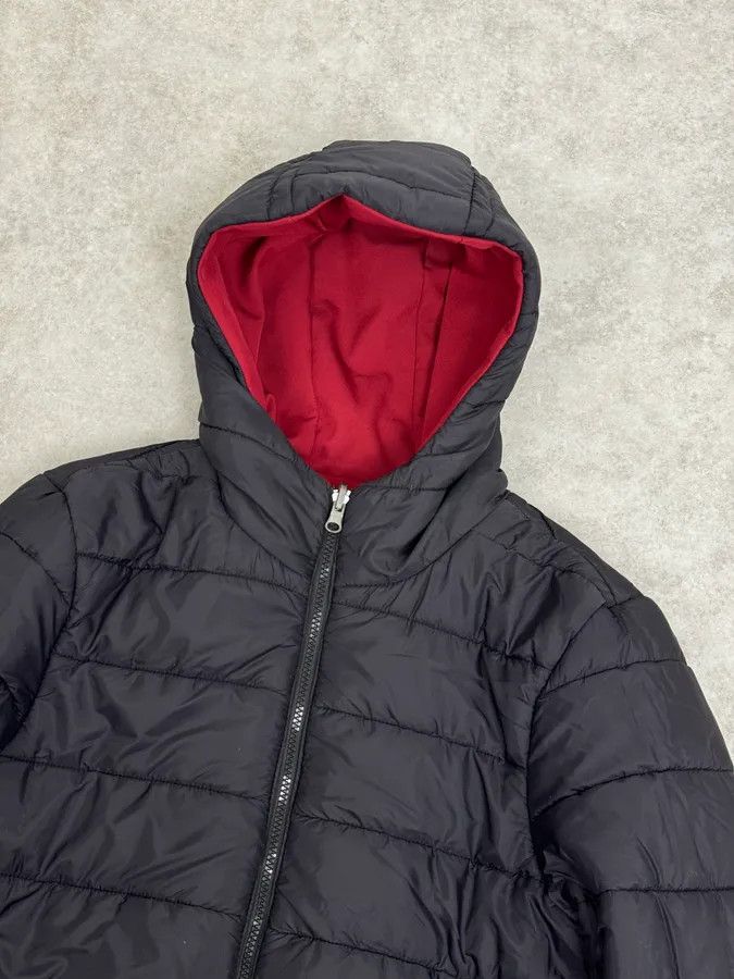 Vintage 2000s Massimo Rebecchi Reversible Black & Red Puffer Jacket Size US M / EU 48-50 / 2 - 10 Thumbnail