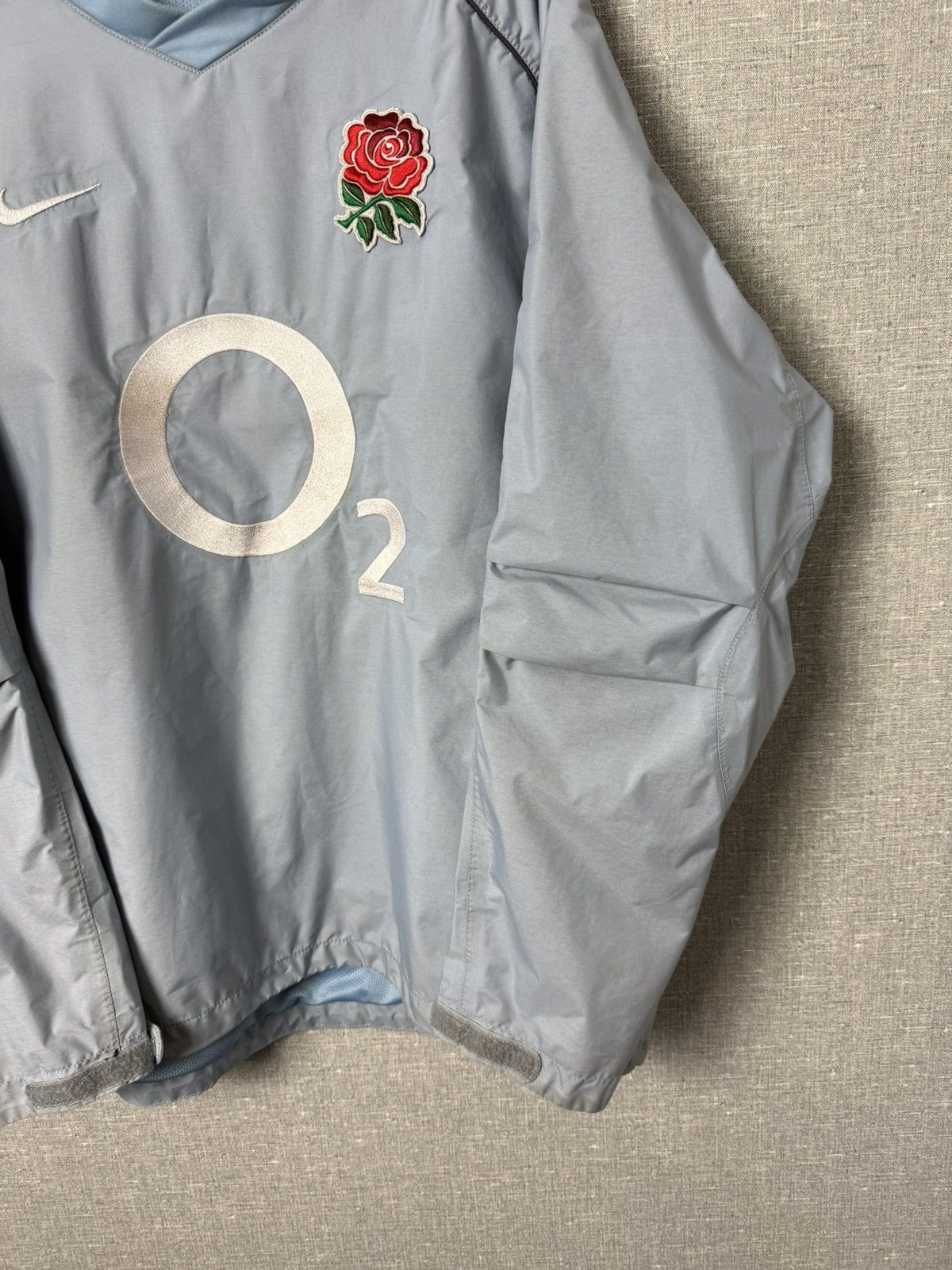 Nike Vintage Nike England Rugby O2 Windbreaker Pullover Jacket Size US L / EU 52-54 / 3 - 4 Thumbnail